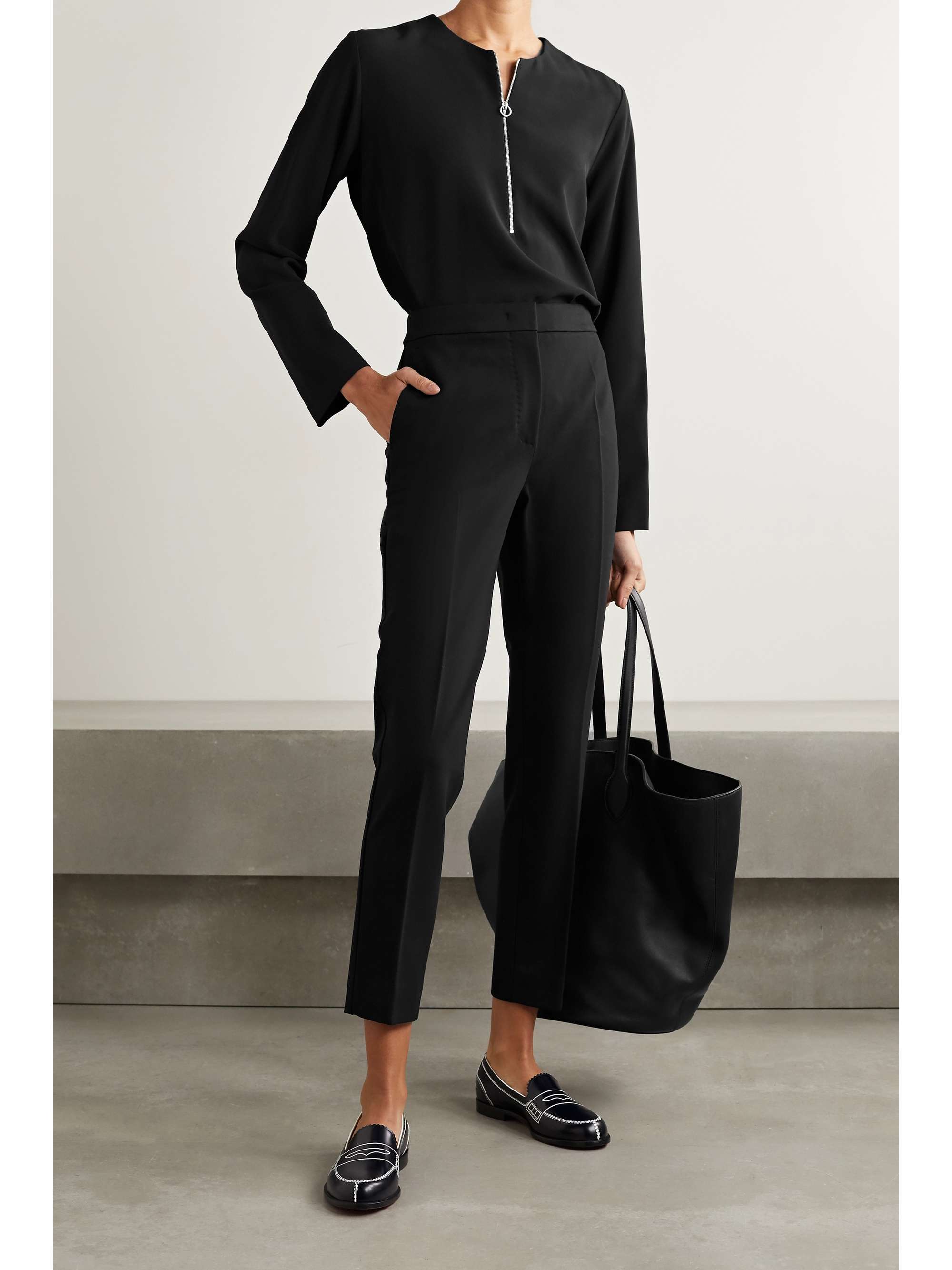 STELLA MCCARTNEY + NET SUSTAIN Arlesa crepe top