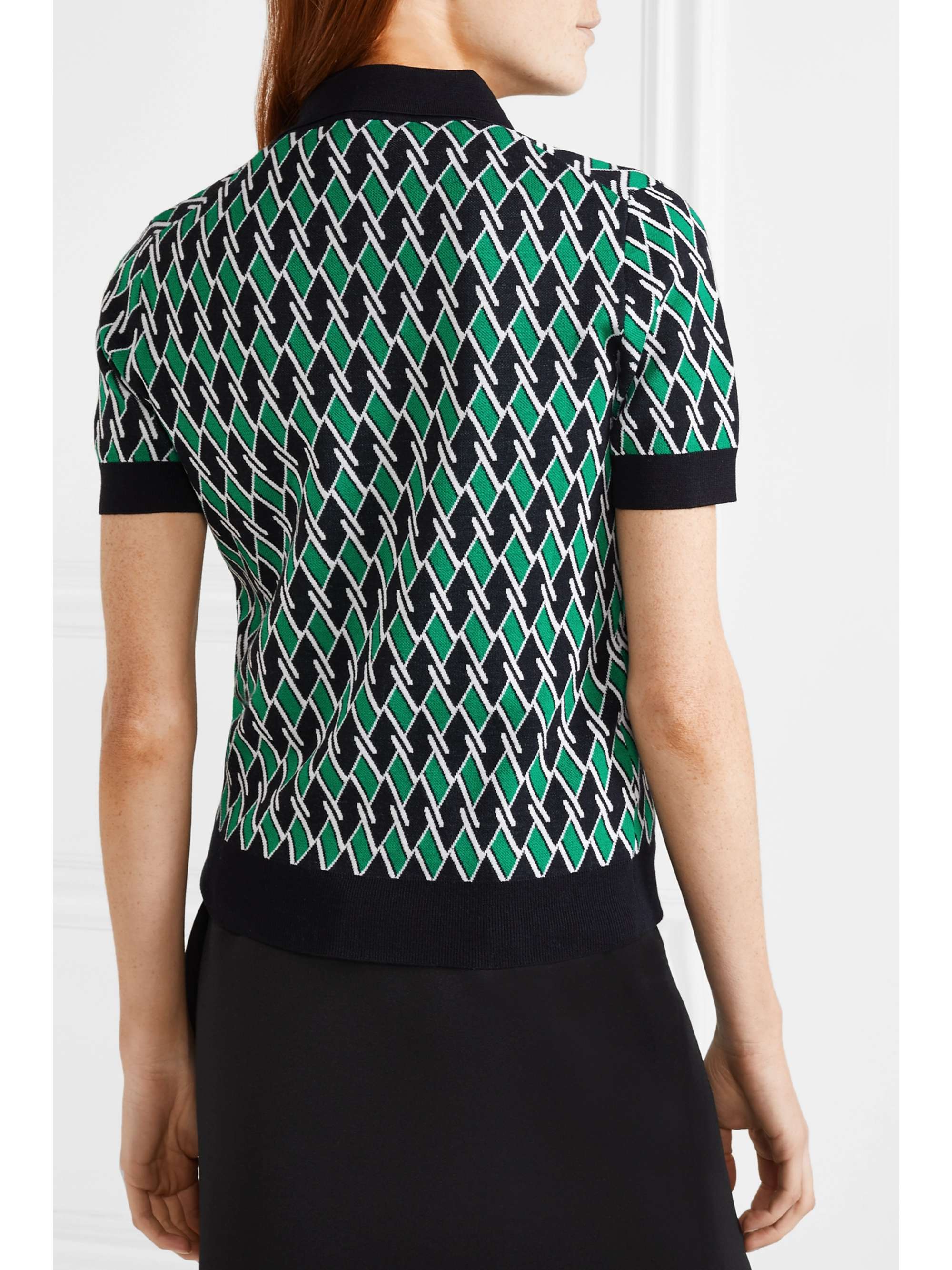 prada geometric polo