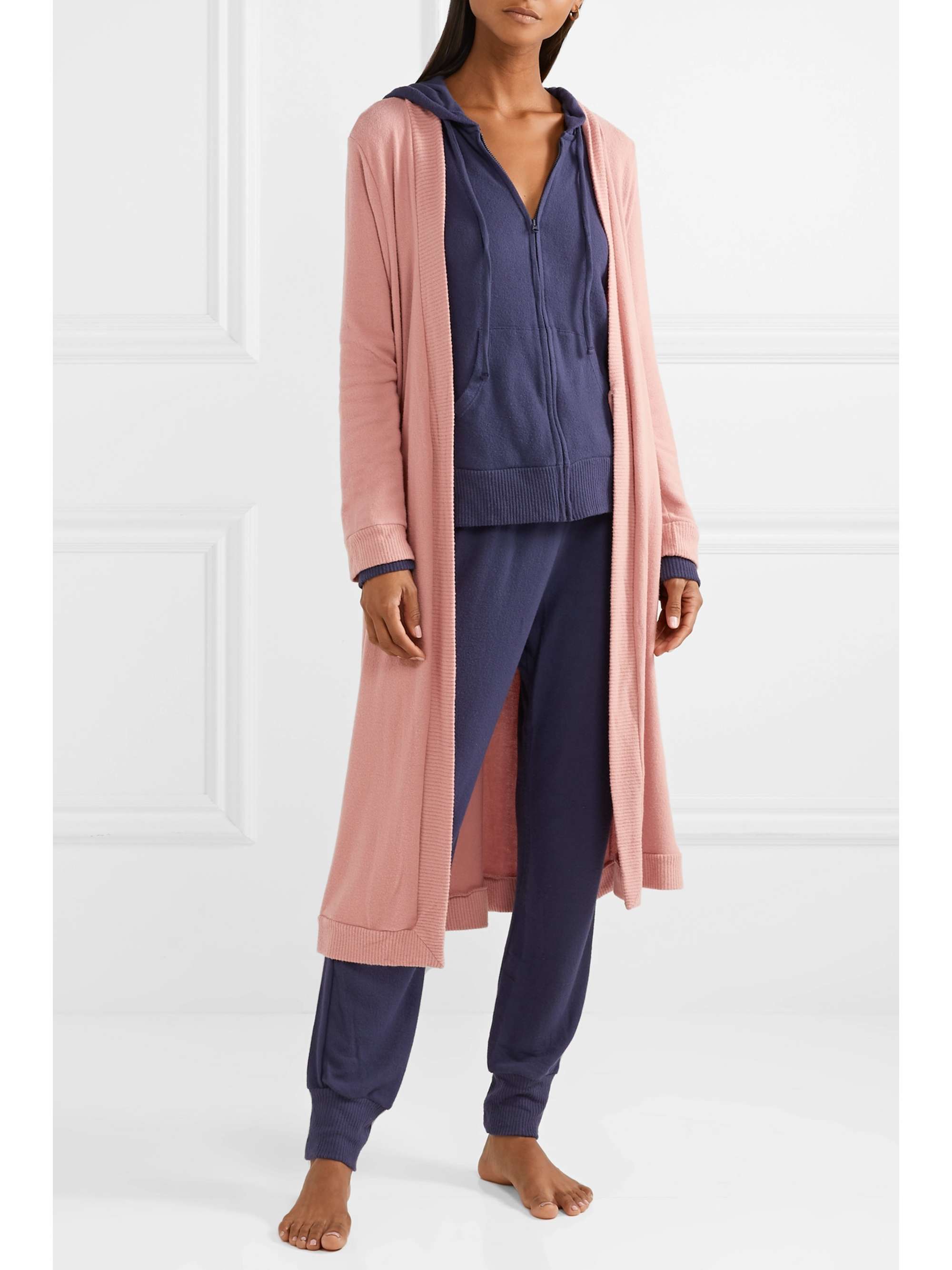 EBERJEY Cozy Time knitted modal-blend robe