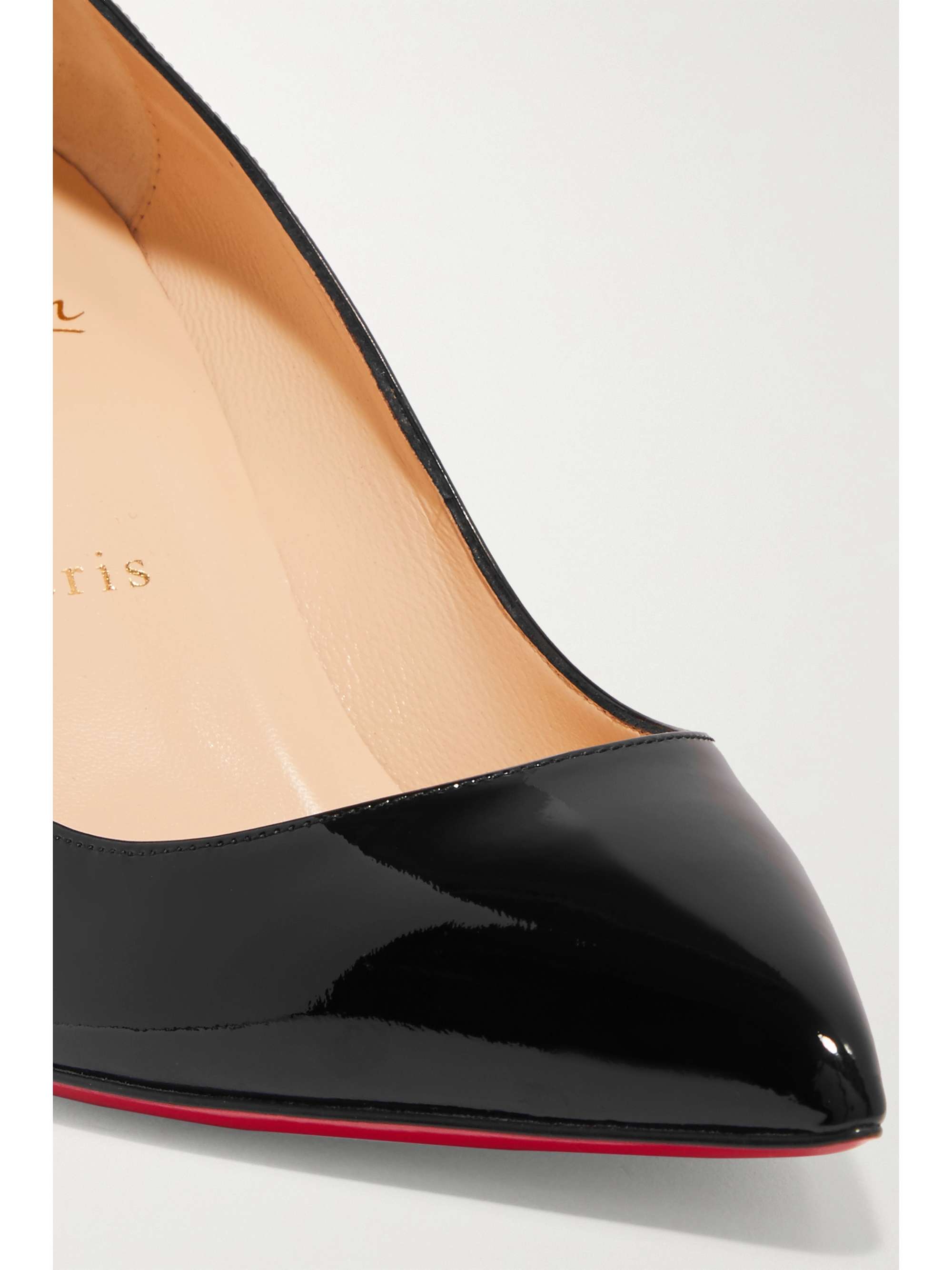 CHRISTIAN LOUBOUTIN Pigalle Follies 85 patent-leather pumps