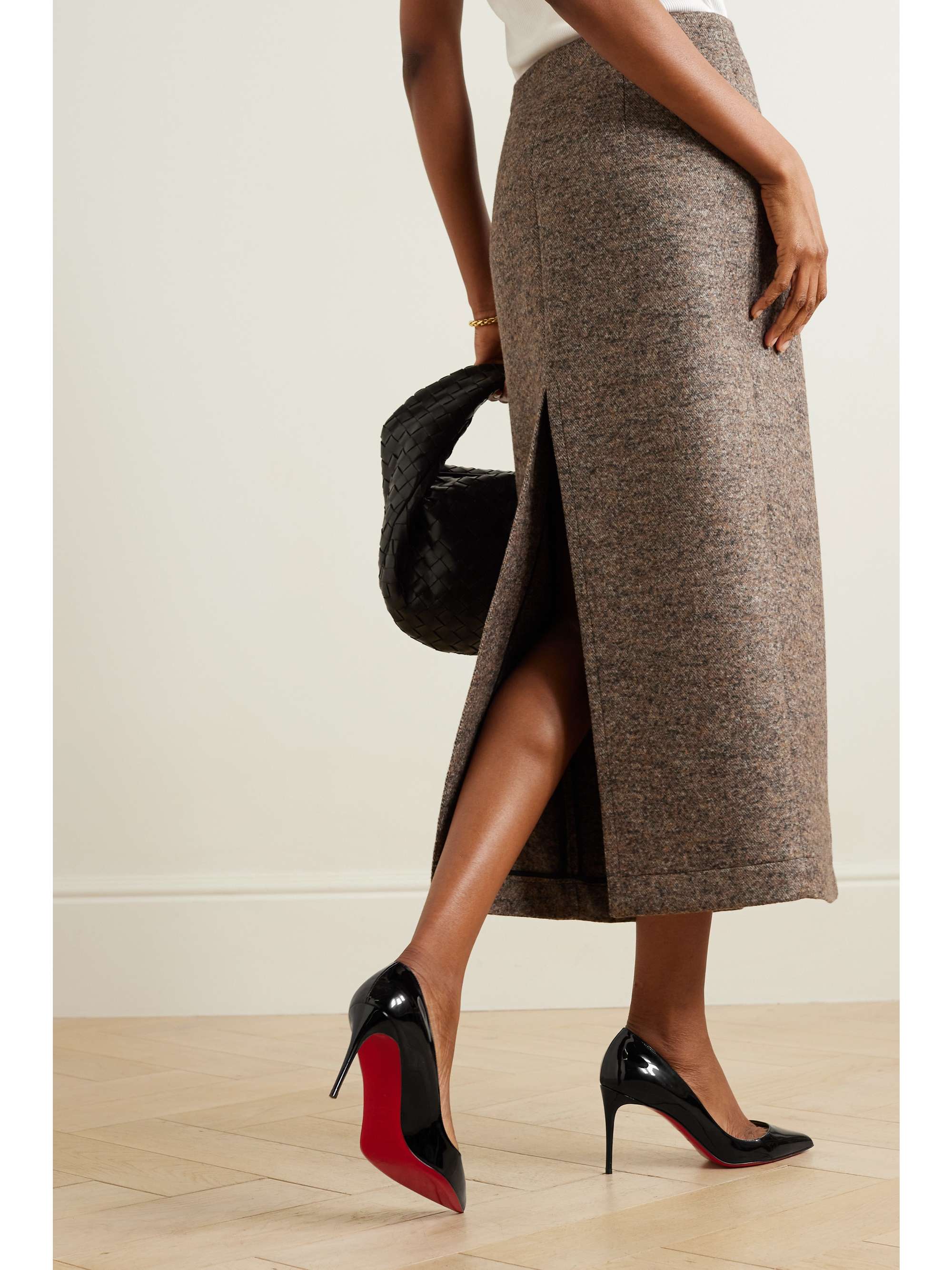 CHRISTIAN LOUBOUTIN Pigalle Follies 85 patent-leather pumps