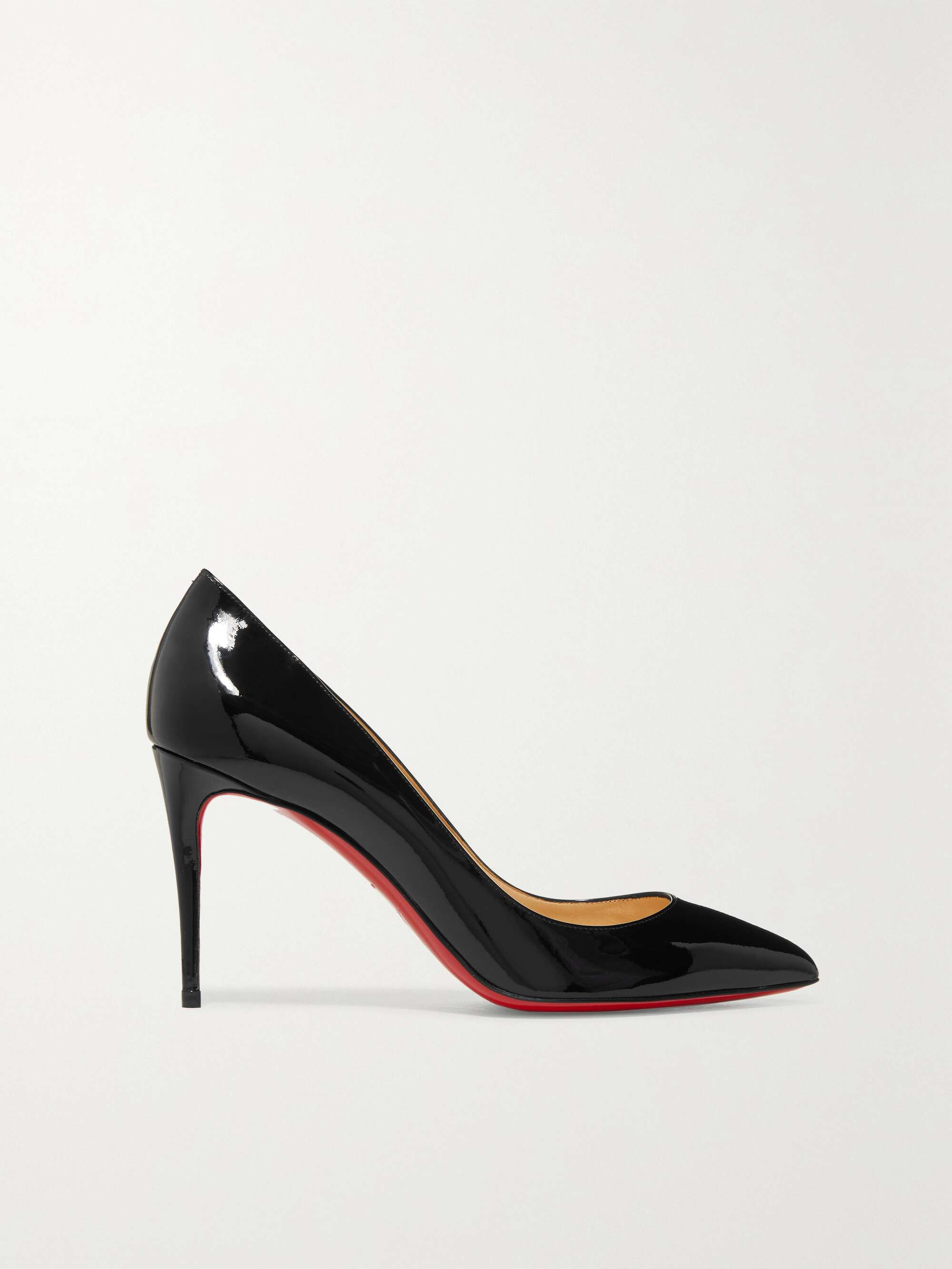 Christian Louboutin Pigalle Follies 85MM Leather Black Pumps New