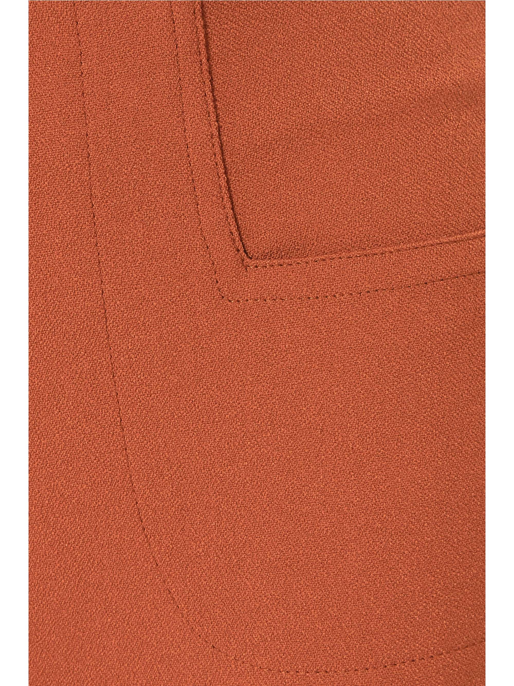 ROLAND MOURET Goswell cropped crepe flared pants