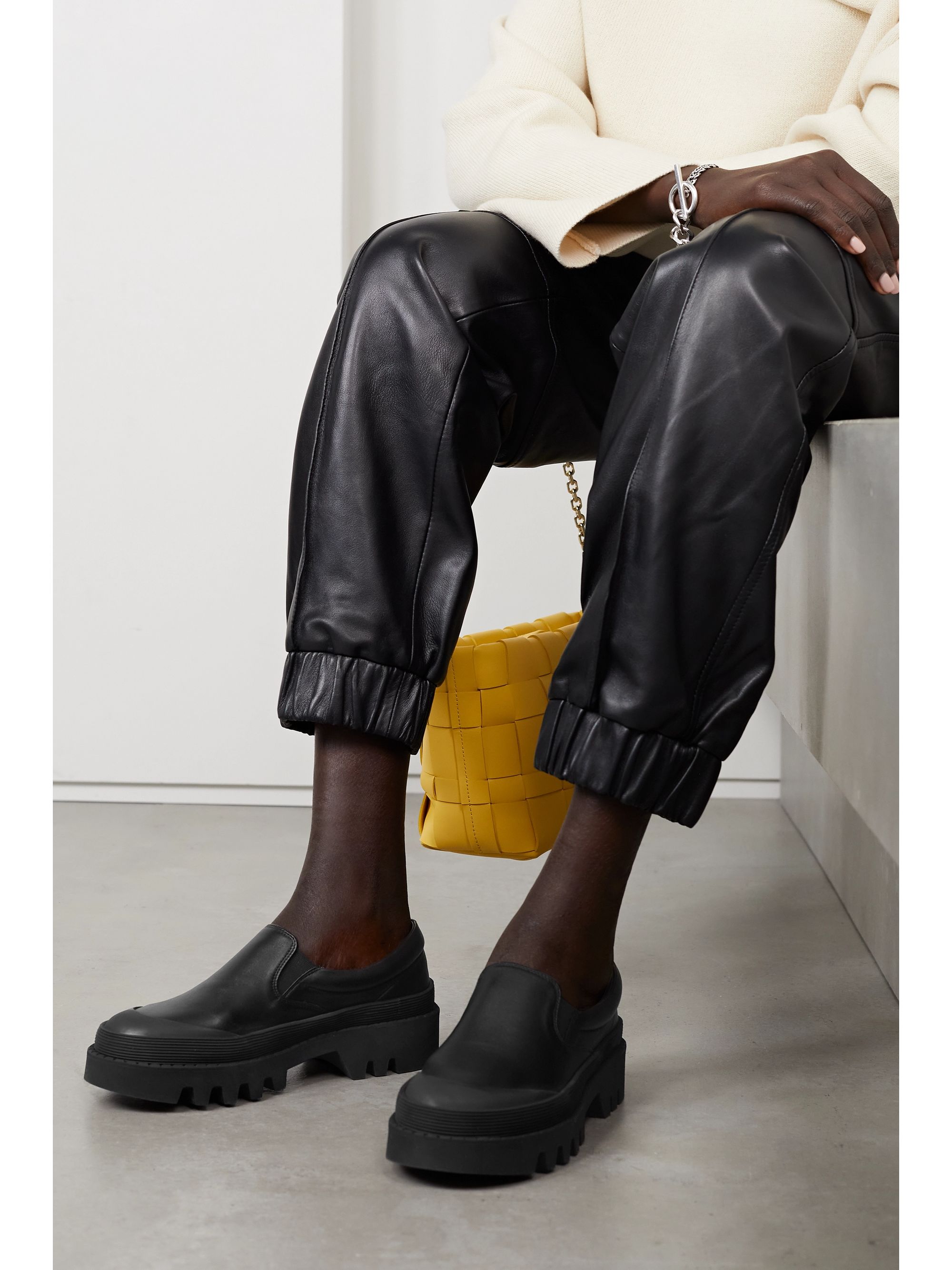 Proenza schouler leather loafers Clearance