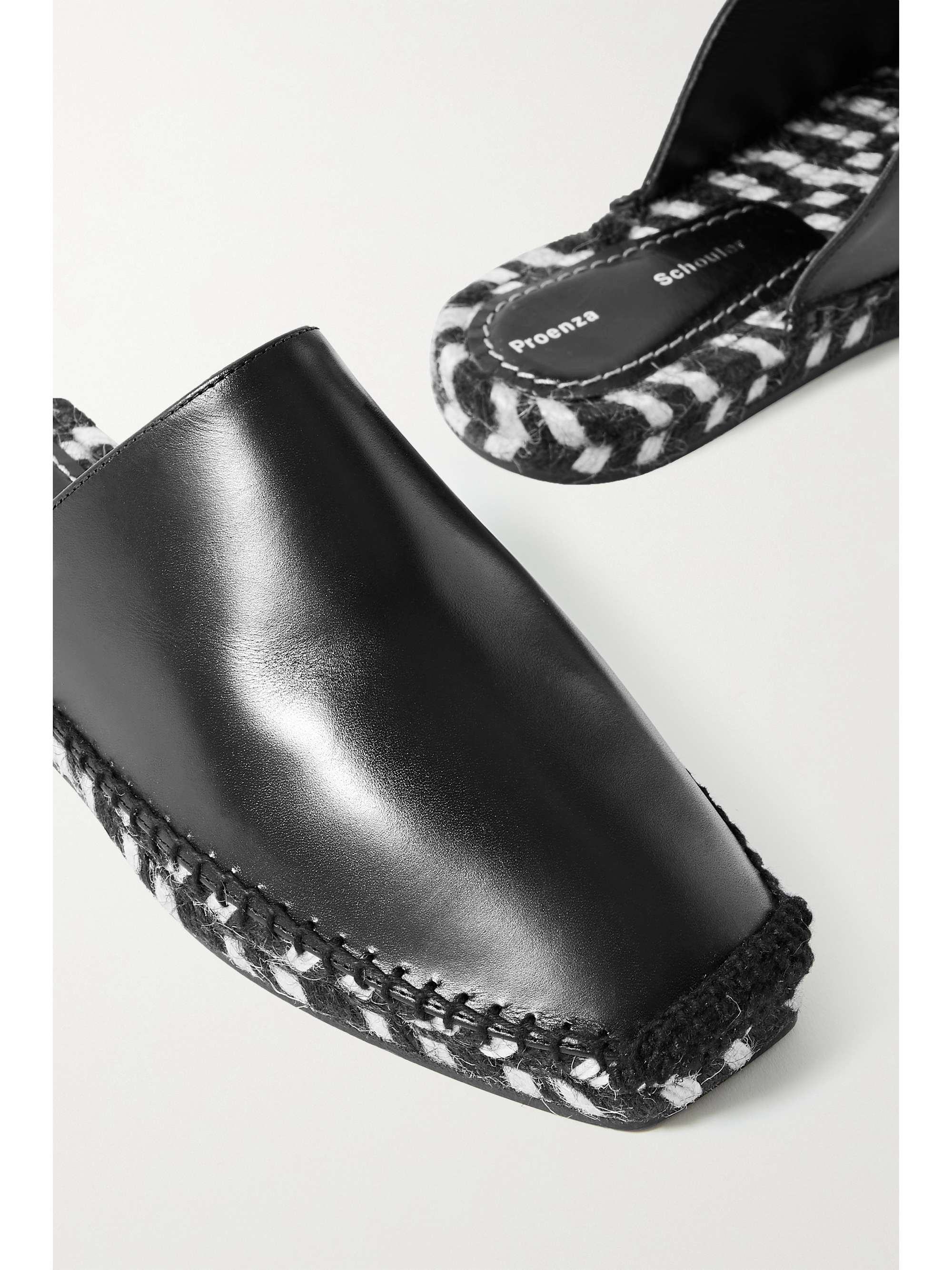 PROENZA SCHOULER Leather espadrille slippers