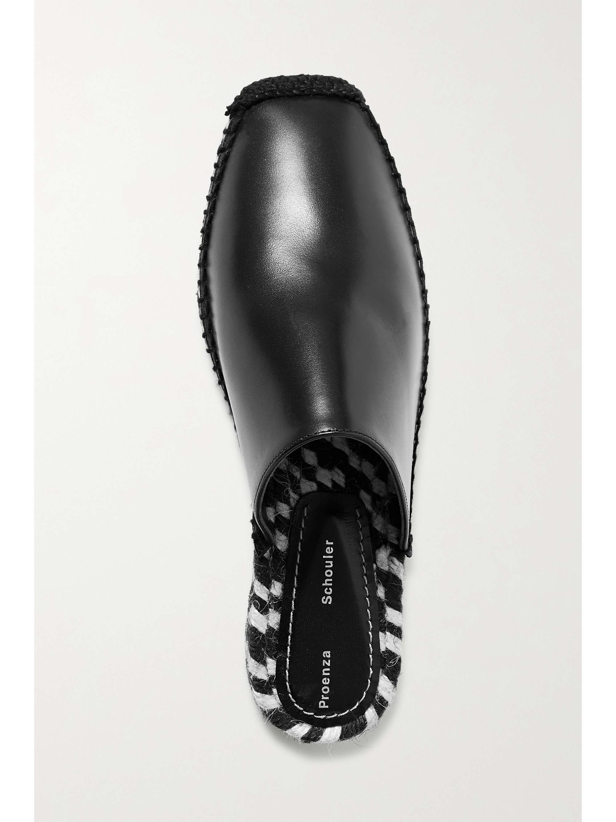 PROENZA SCHOULER Leather espadrille slippers