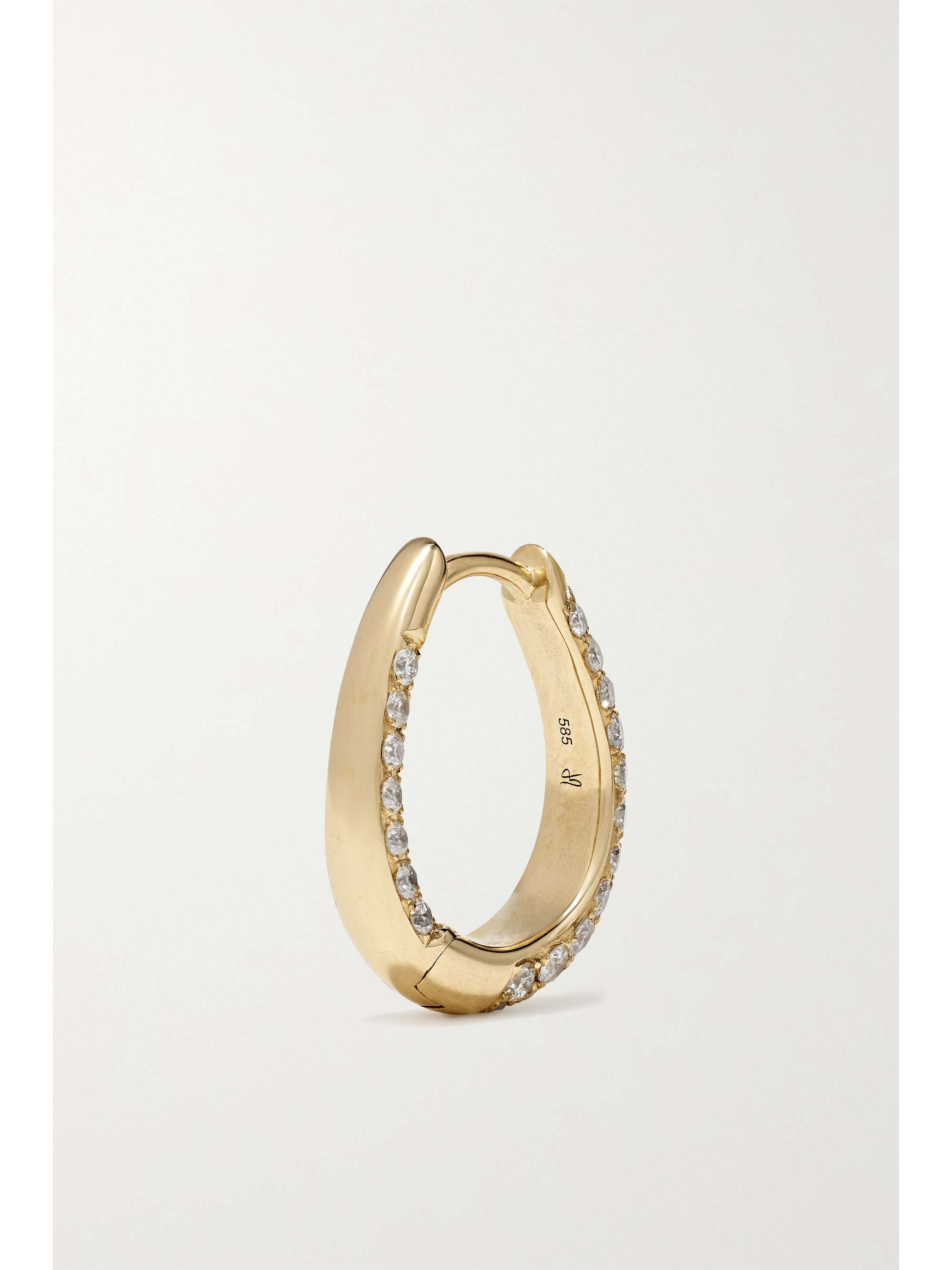 JACQUIE AICHE 14-karat gold diamond earrings