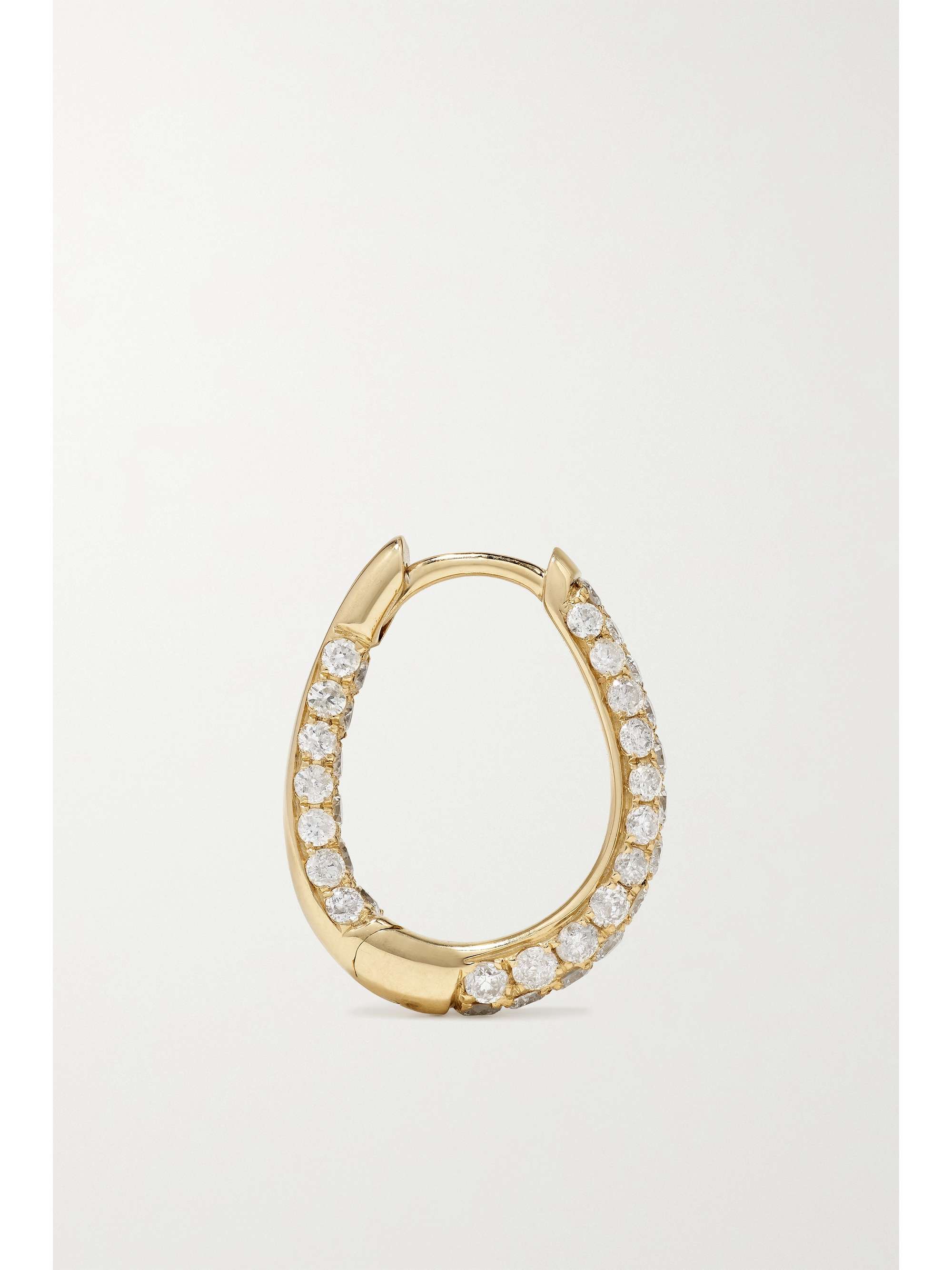 JACQUIE AICHE 14-karat gold diamond earrings
