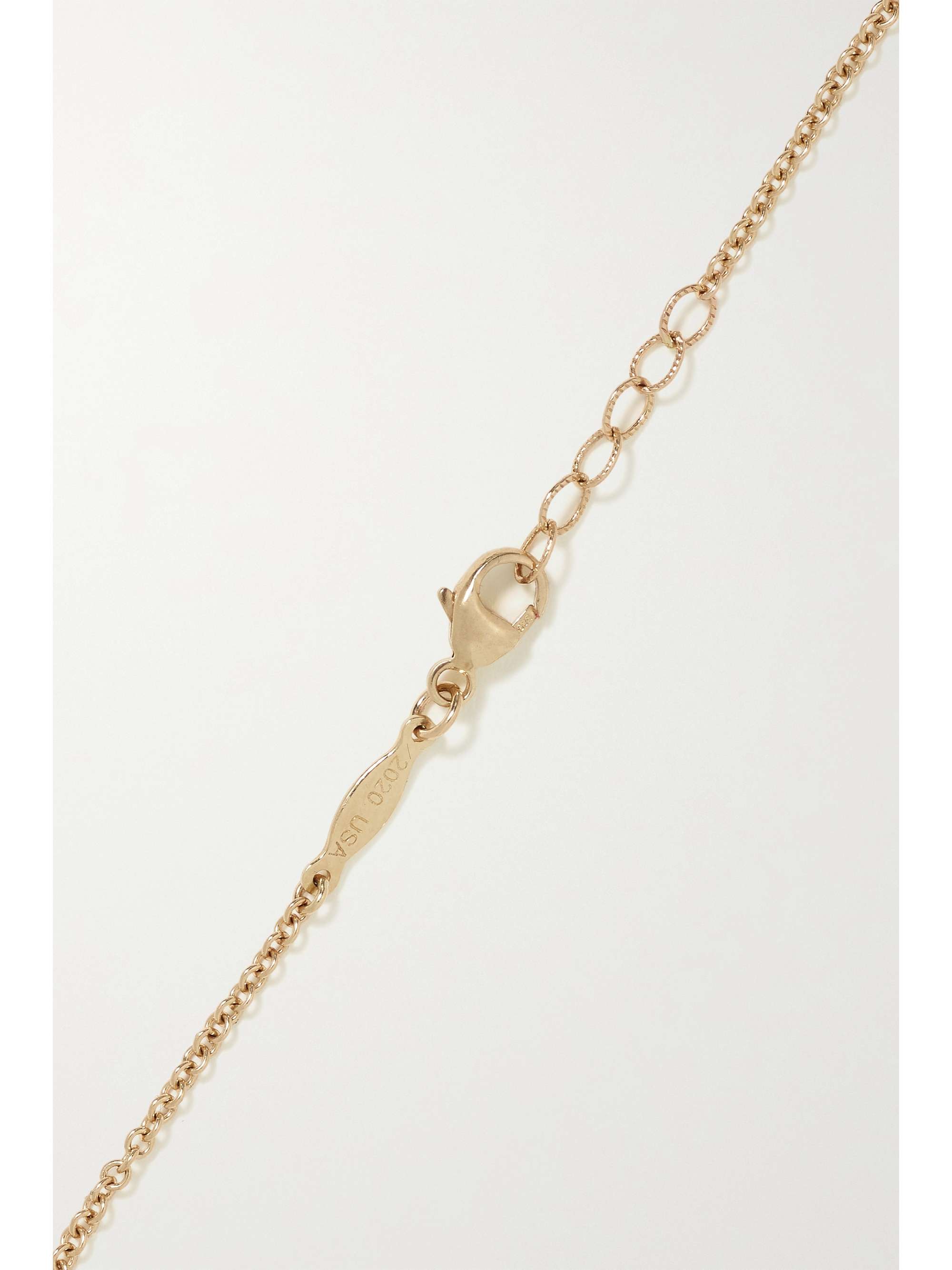JACQUIE AICHE Emily 14-karat gold diamond bracelet