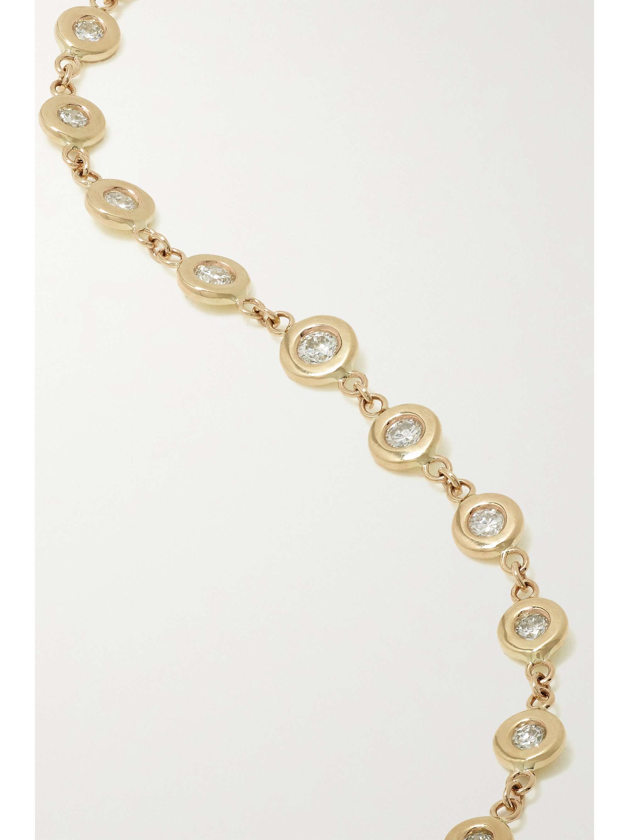 JACQUIE AICHE Emily 14-karat gold diamond bracelet