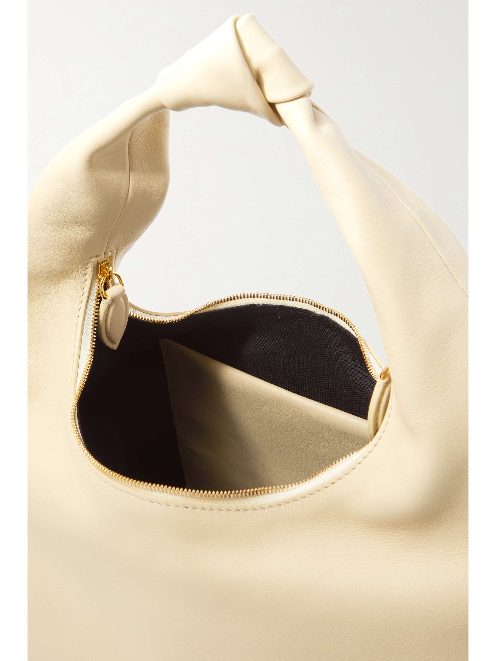 KHAITE Beatrice large knotted leather shoulder bag