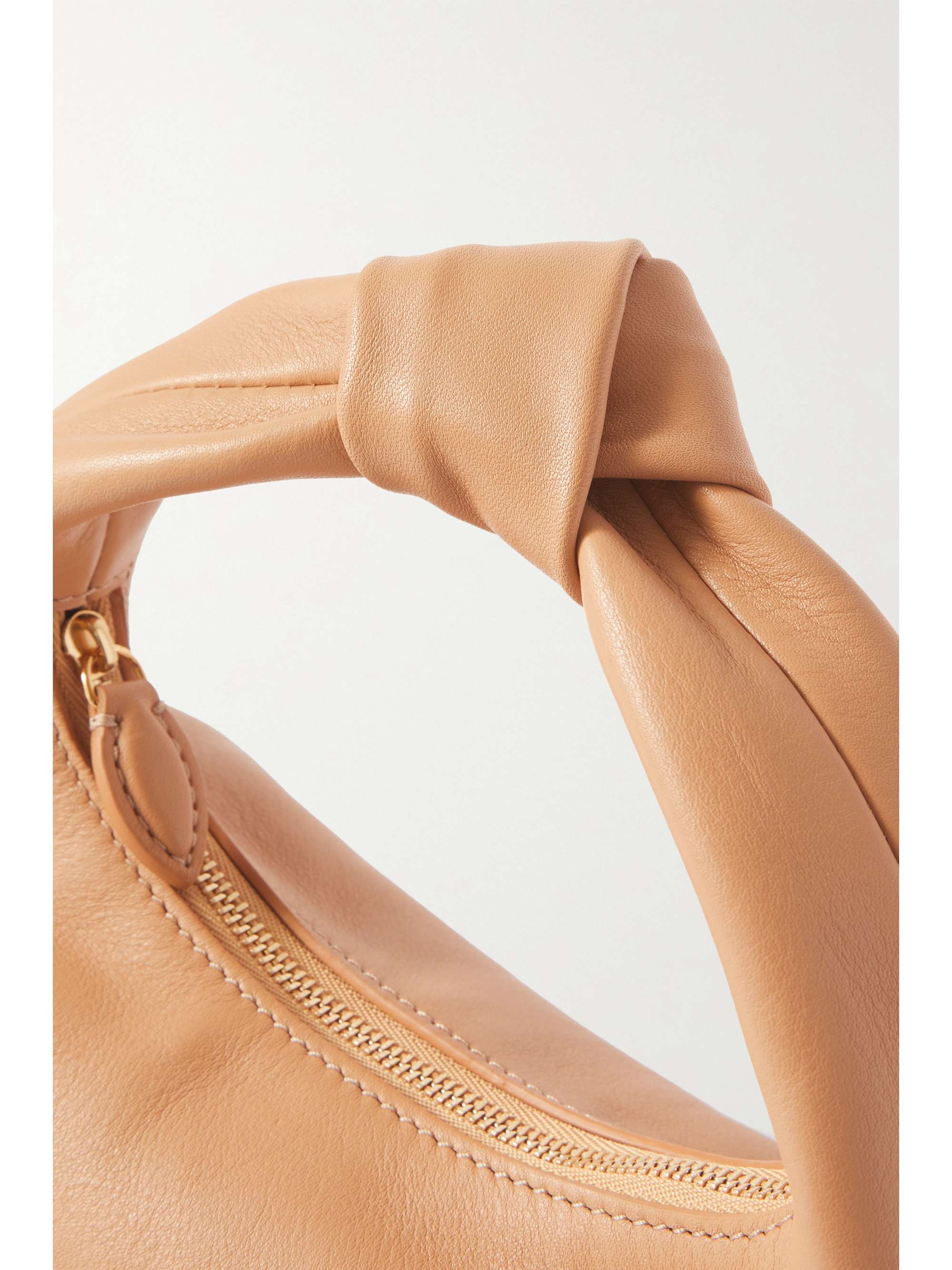 Beatrice small knotted leather tote