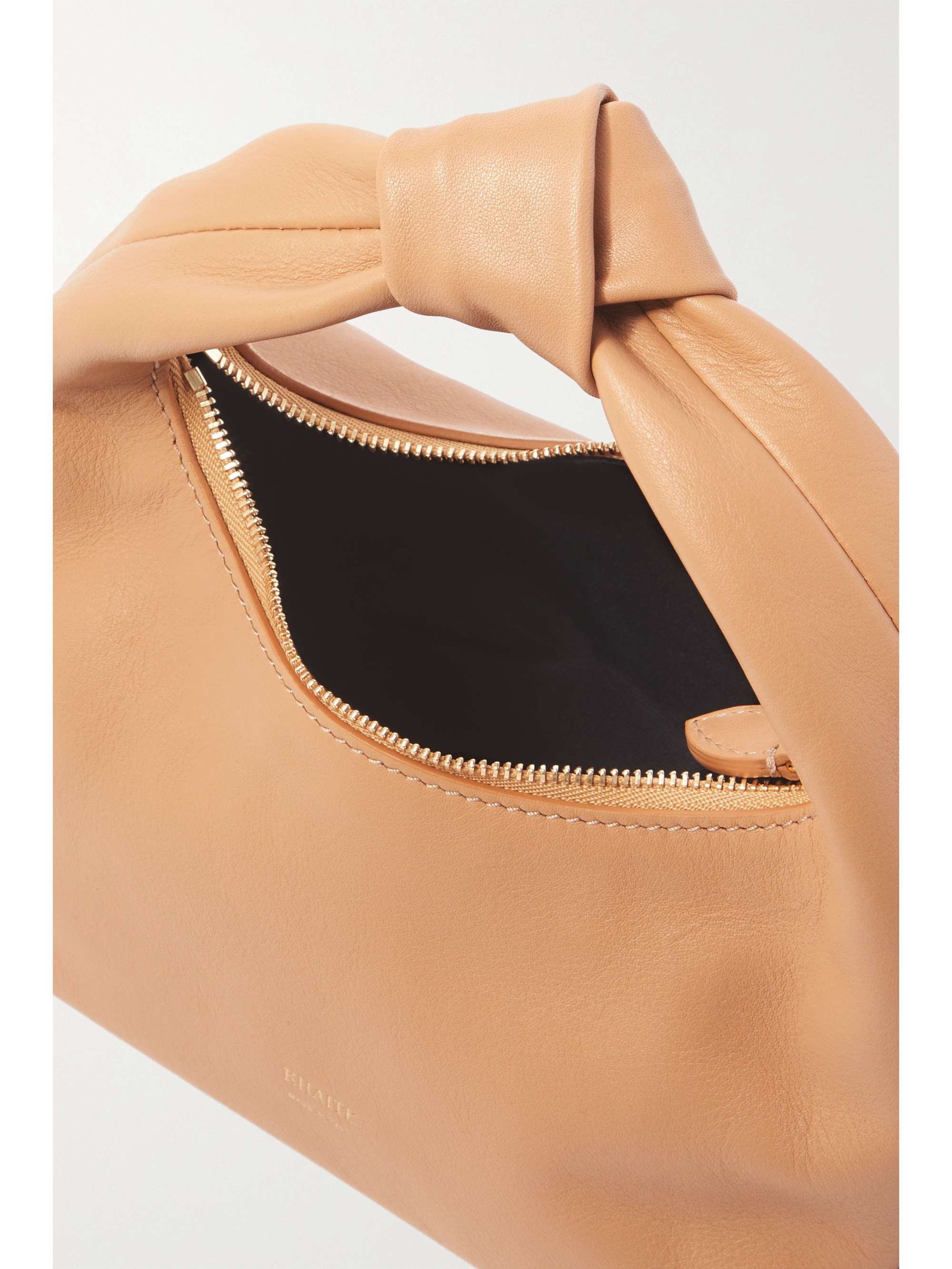 Beatrice small knotted leather tote