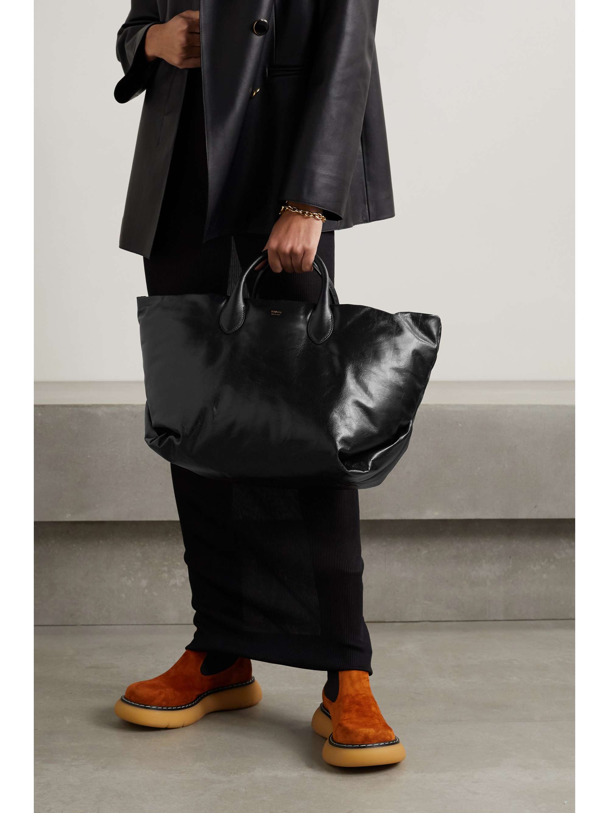 KHAITE Puffy Amelia medium padded leather tote
