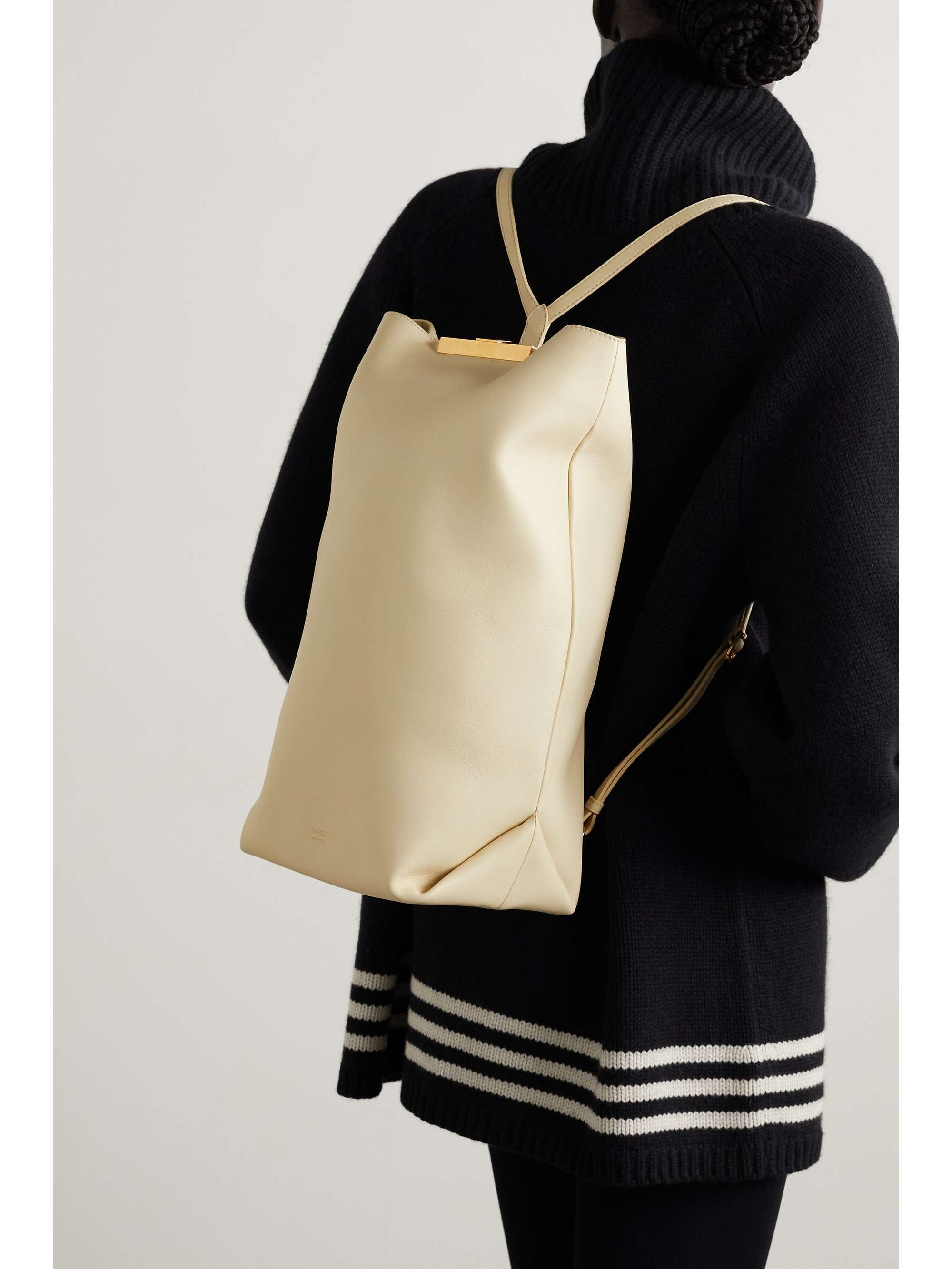KHAITE Iris leather backpack