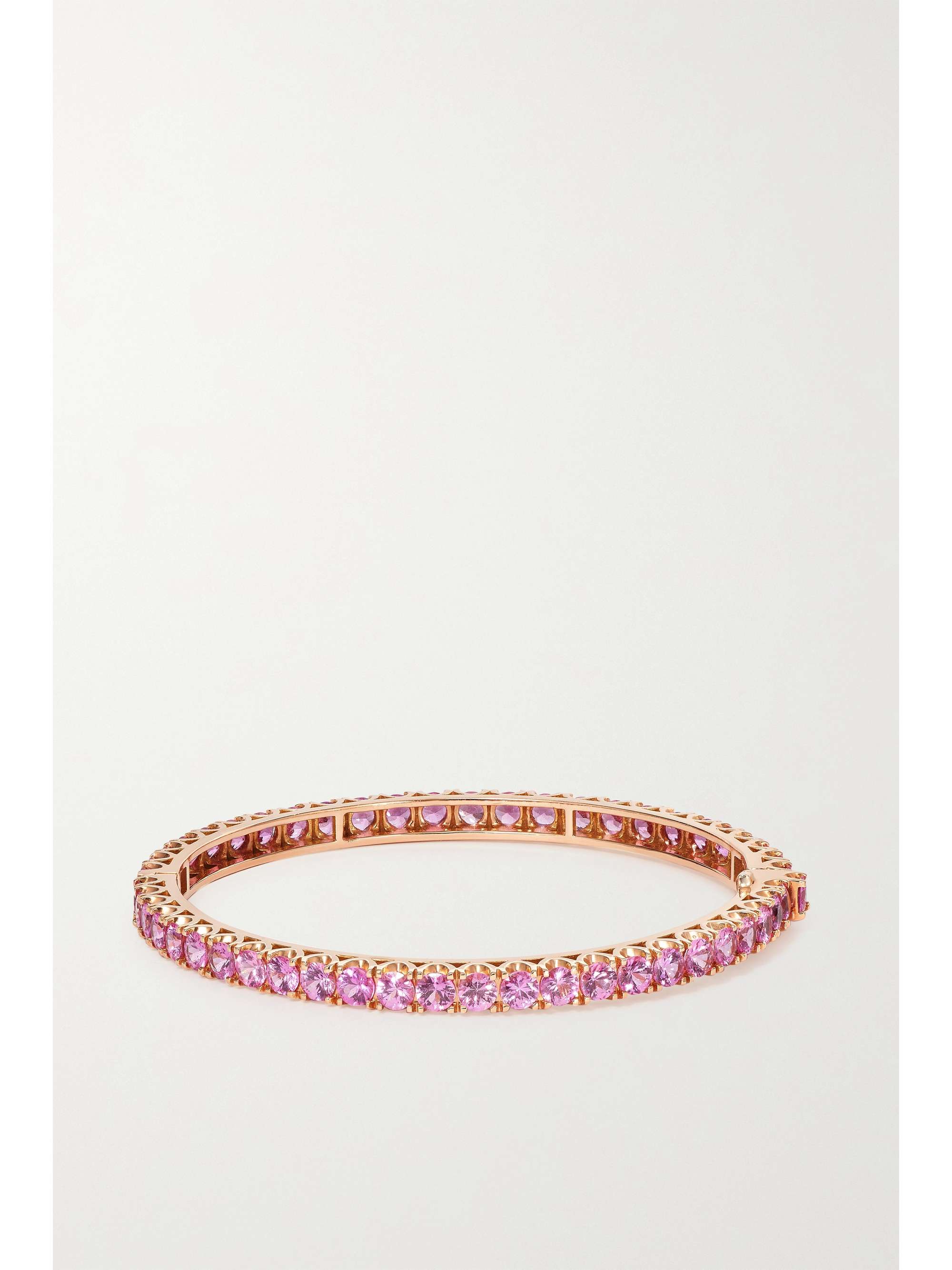 BAYCO 18-karat rose gold sapphire bracelet