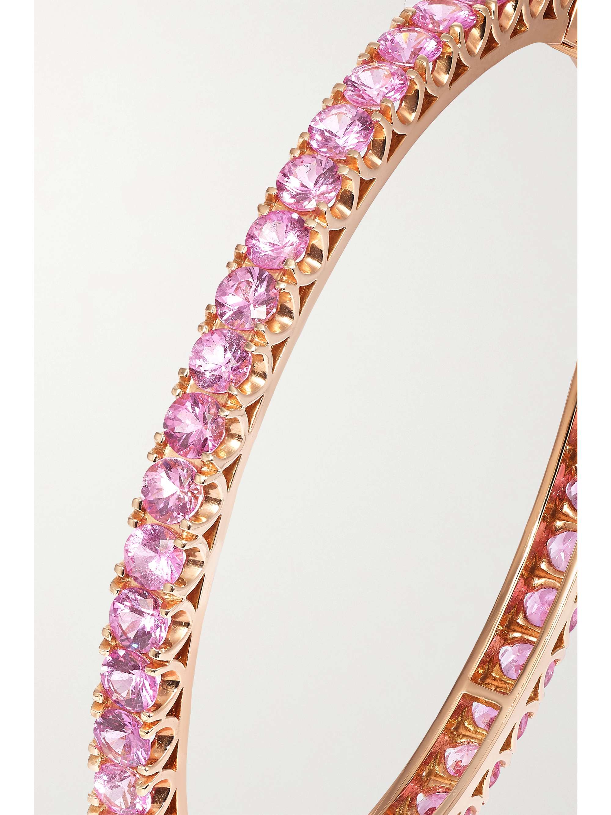 BAYCO 18-karat rose gold sapphire bracelet
