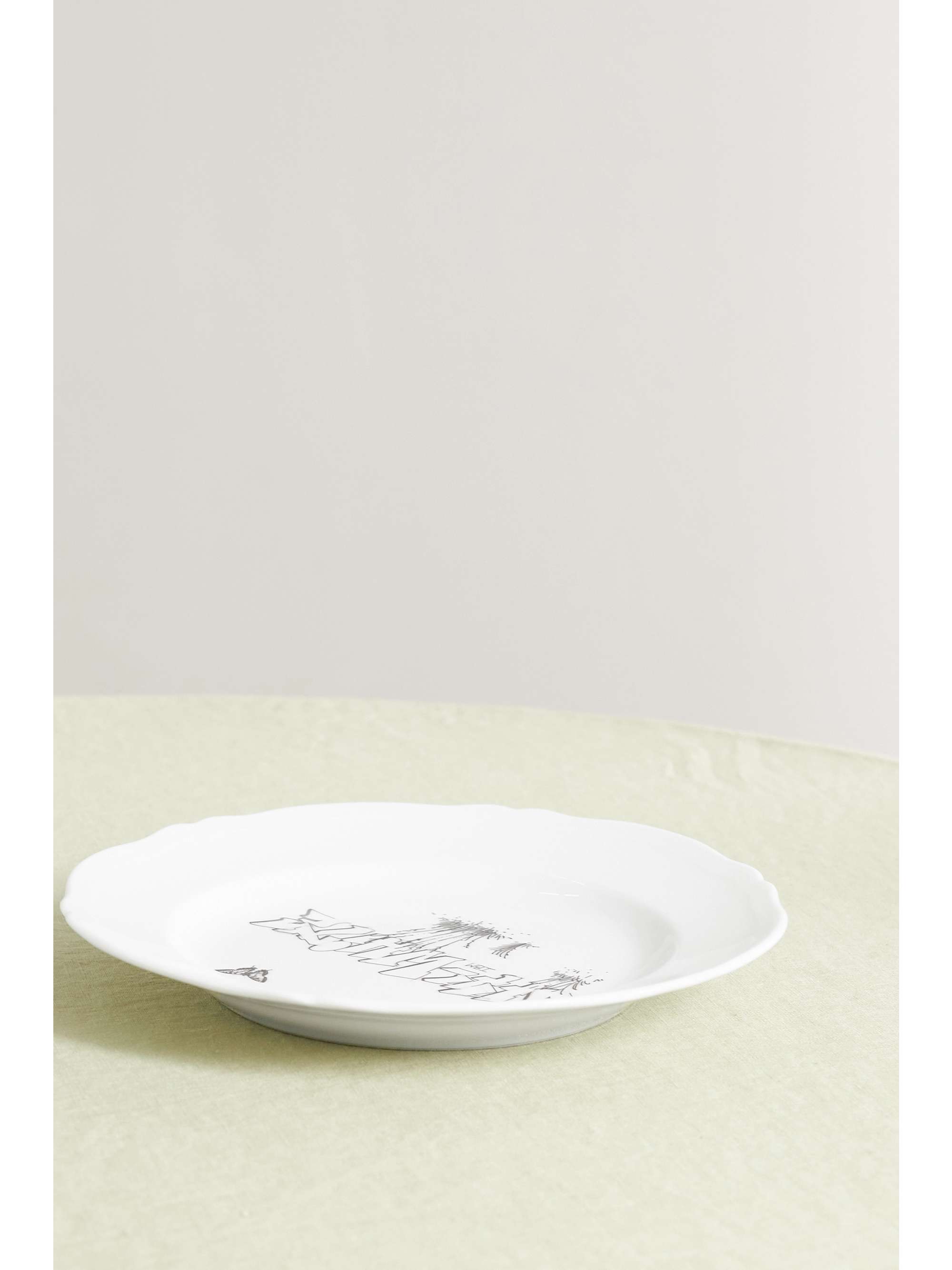 GINORI 1735 + Off-White 21cm porcelain dessert plate