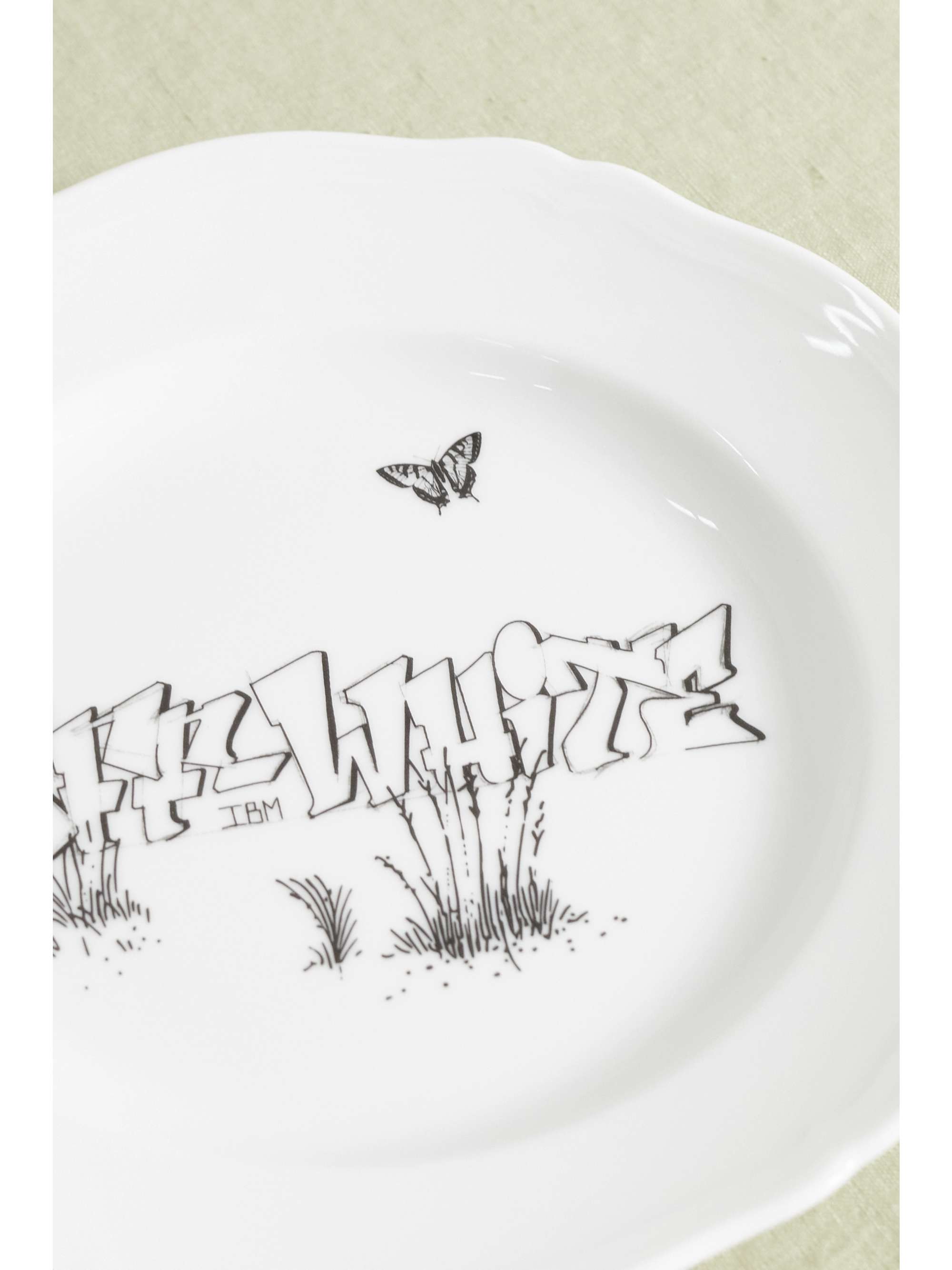 GINORI 1735 + Off-White 21cm porcelain dessert plate