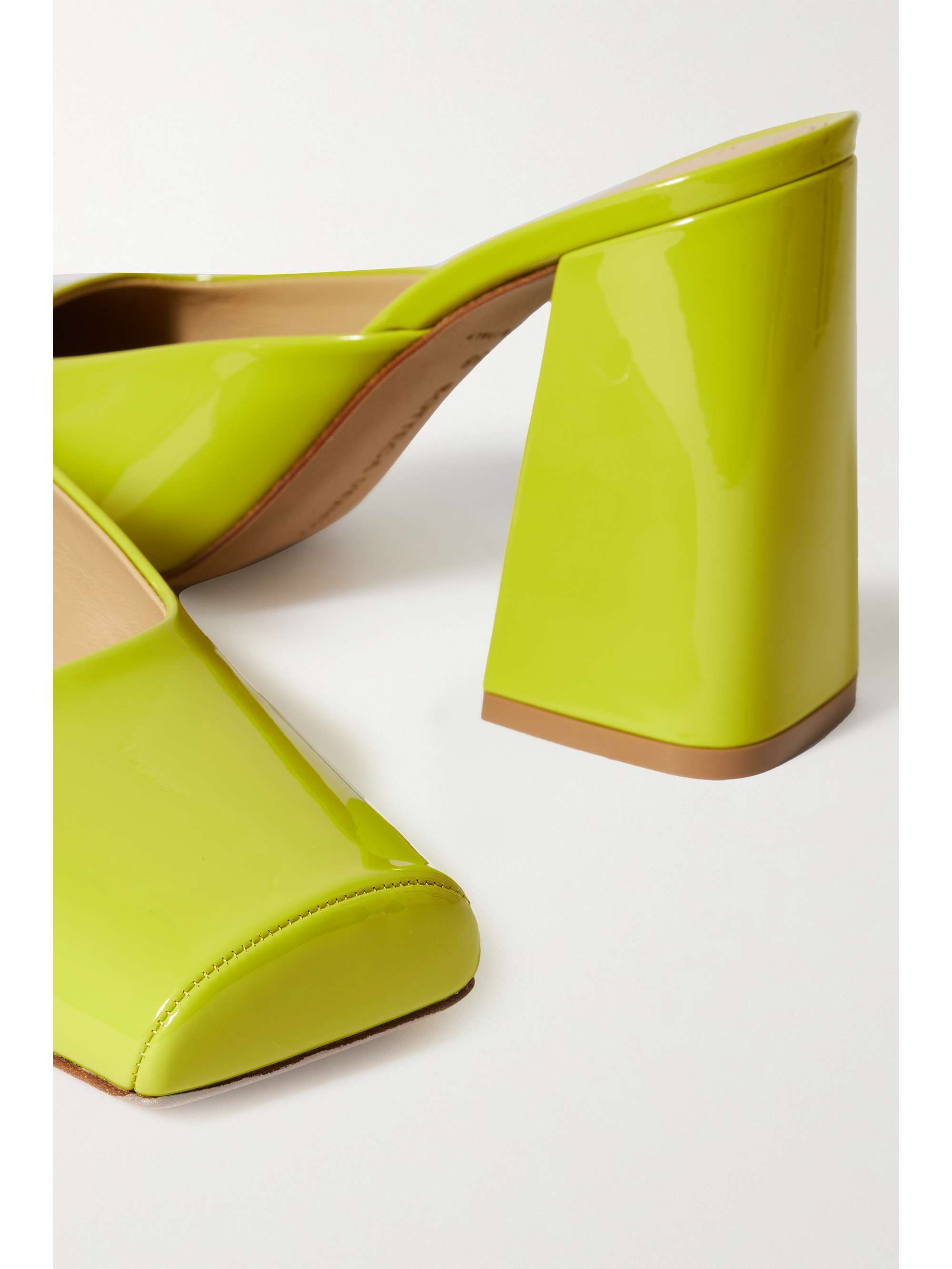 BOTTEGA VENETA Patent-leather mules