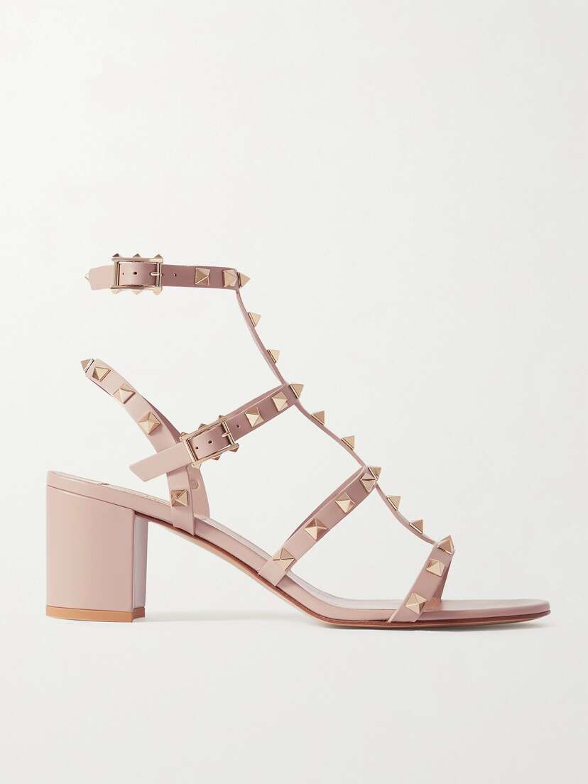 Valentino Garavani Rockstud 55 Leather Sandals
