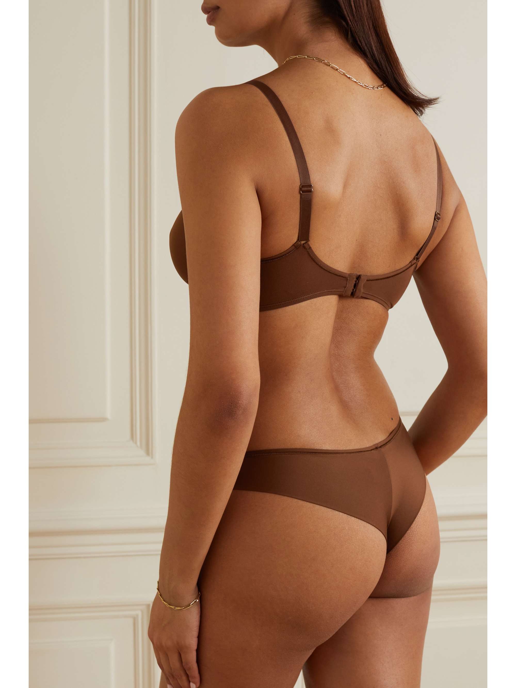 ERES Mika Soyeuse lace-embellished stretch-jersey thong