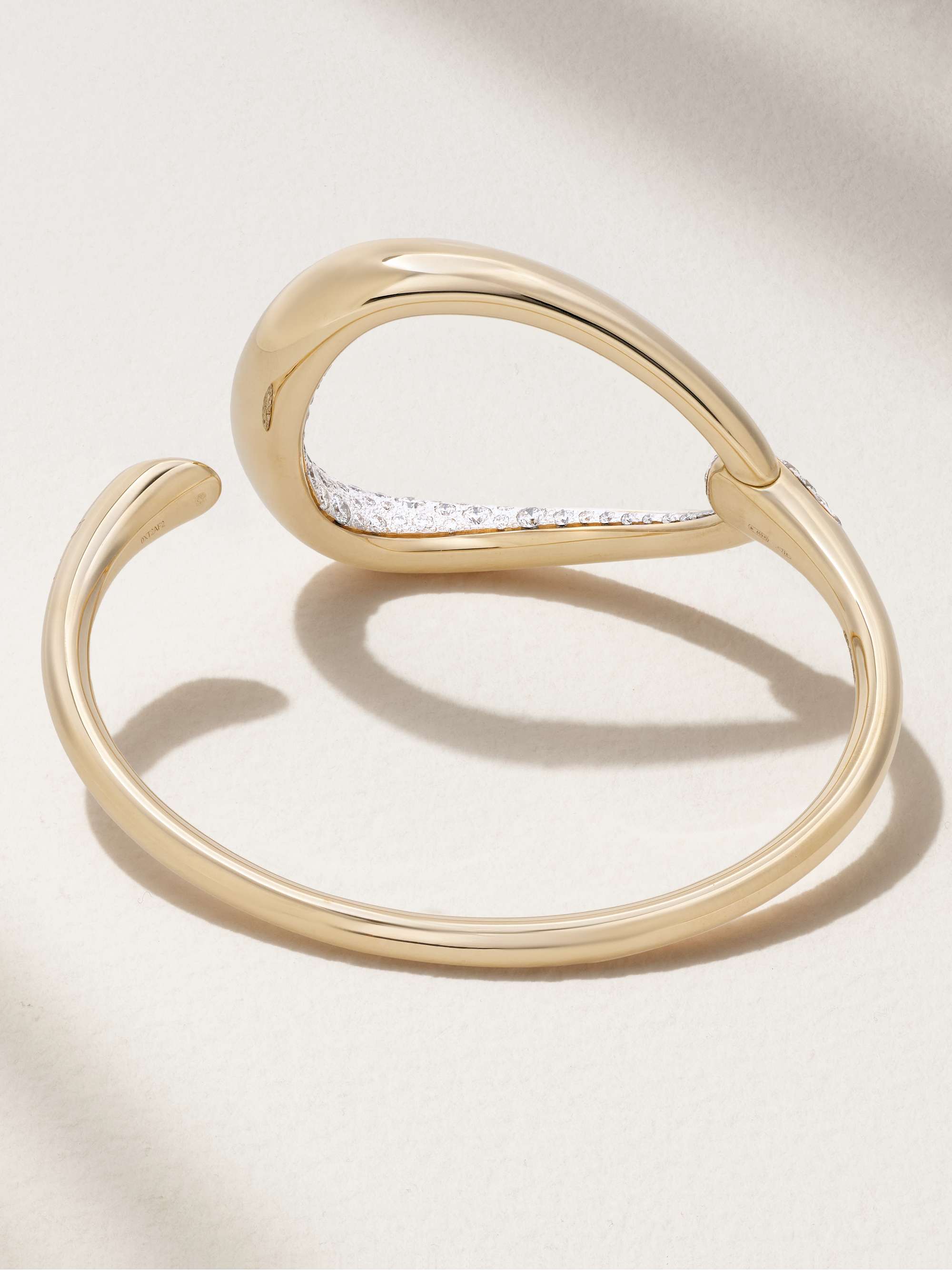 POMELLATO Fantina 18-karat rose gold diamond cuff