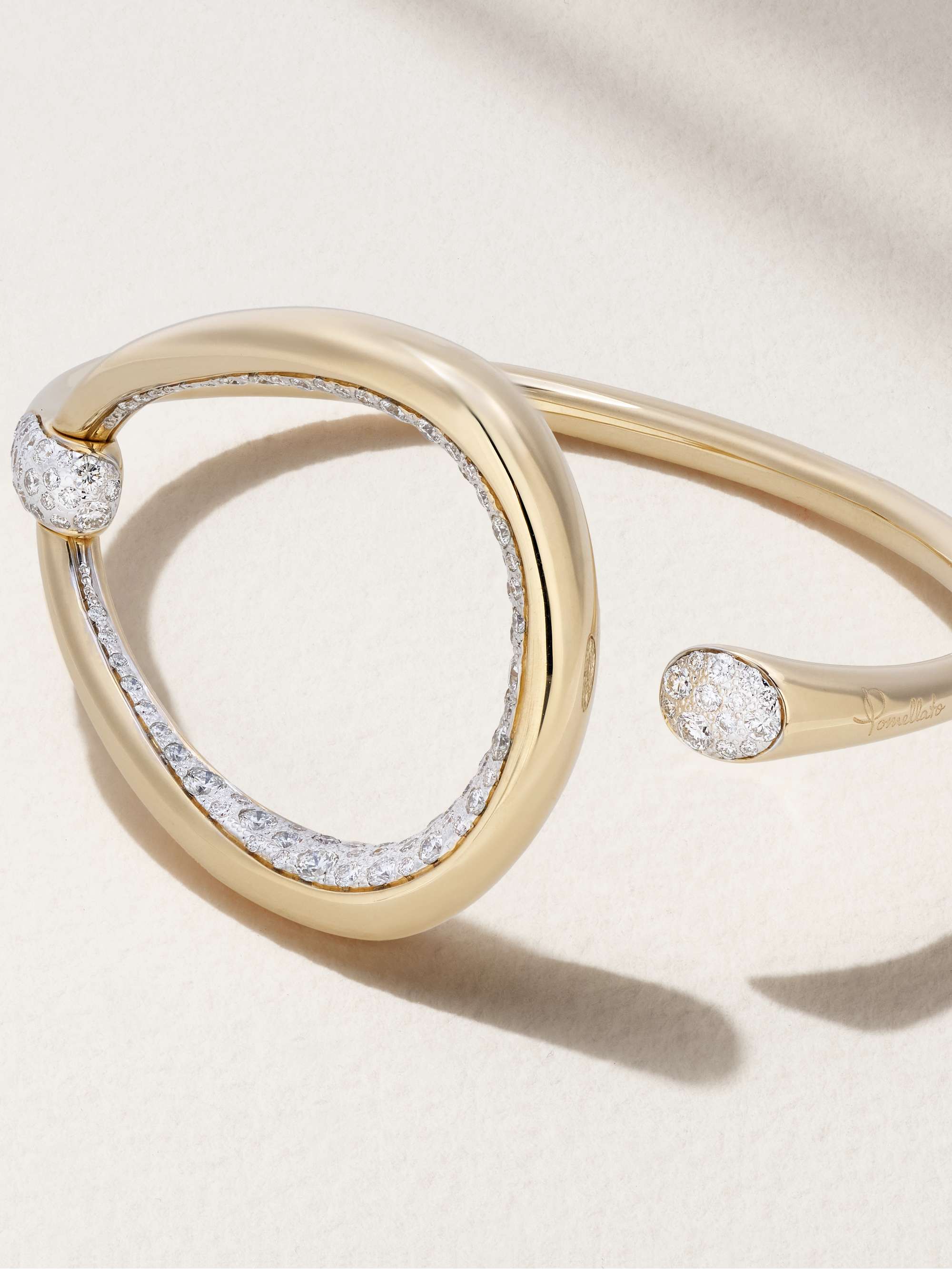POMELLATO Fantina 18-karat rose gold diamond cuff