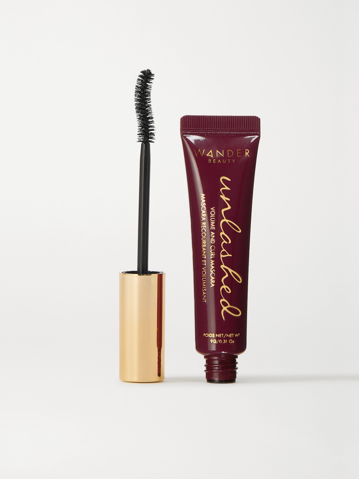 Wander Beauty Unlashed Volume & Curl Mascara Black 0.32 oz/ 9 G In Black