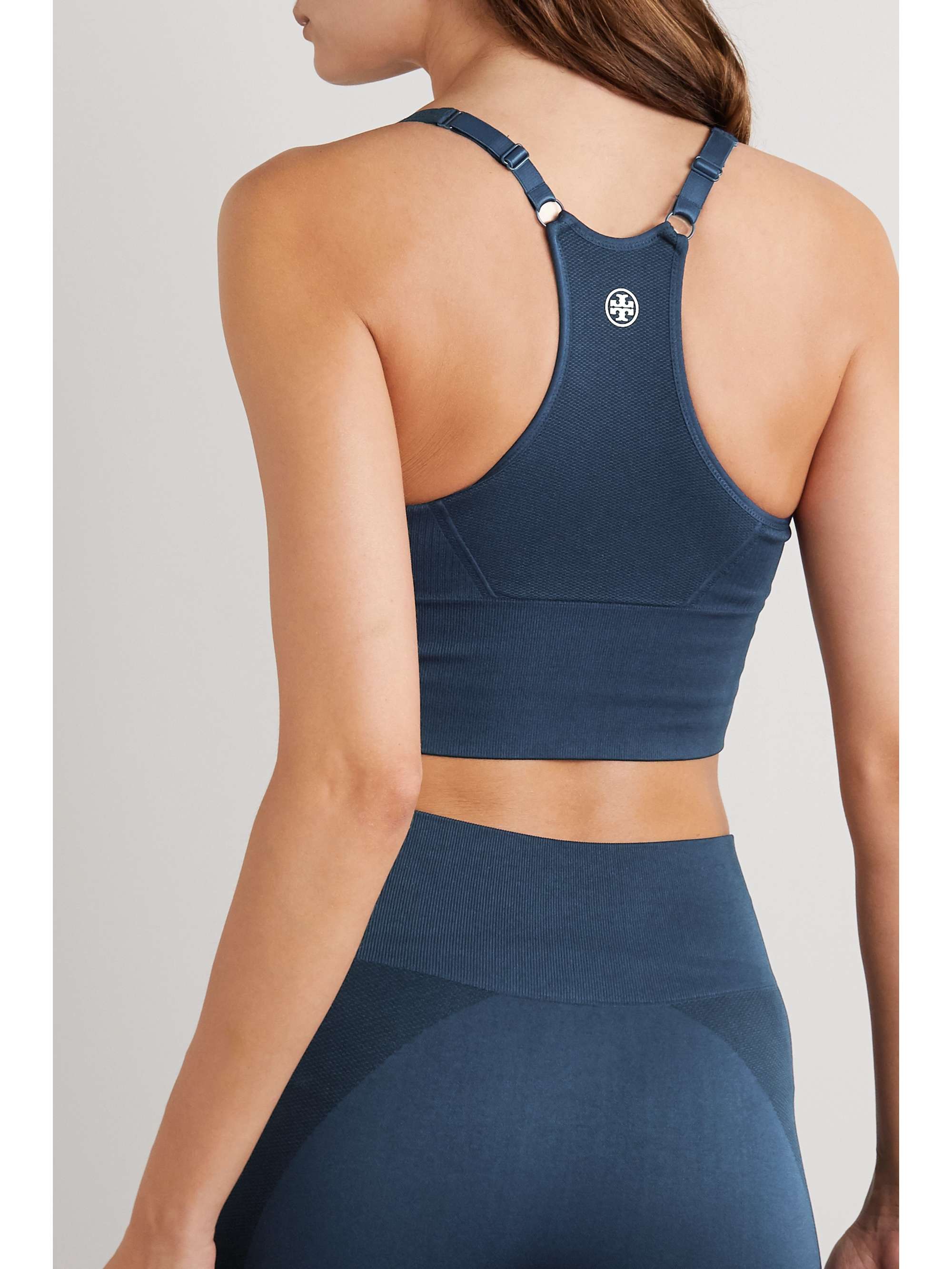 TORY SPORT Nahtloser Sport-BH aus Stretch-Material