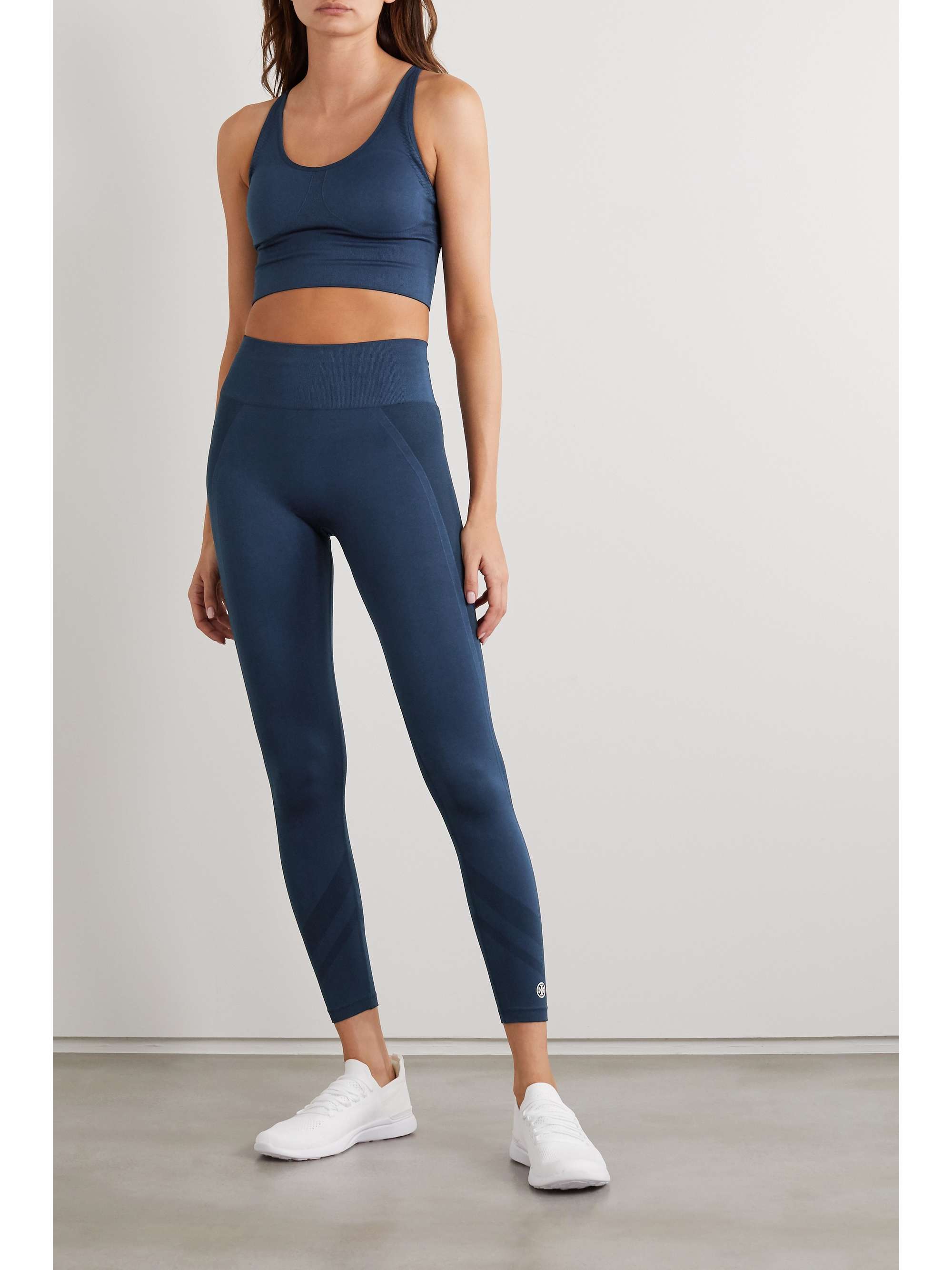 TORY SPORT Nahtloser Sport-BH aus Stretch-Material