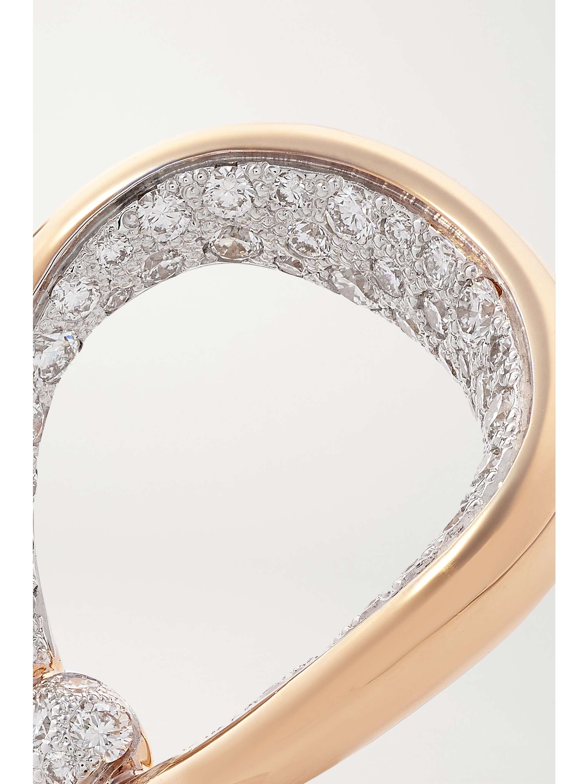 POMELLATO Bague en or rose 18 carats (750/1000) et diamants Fantina
