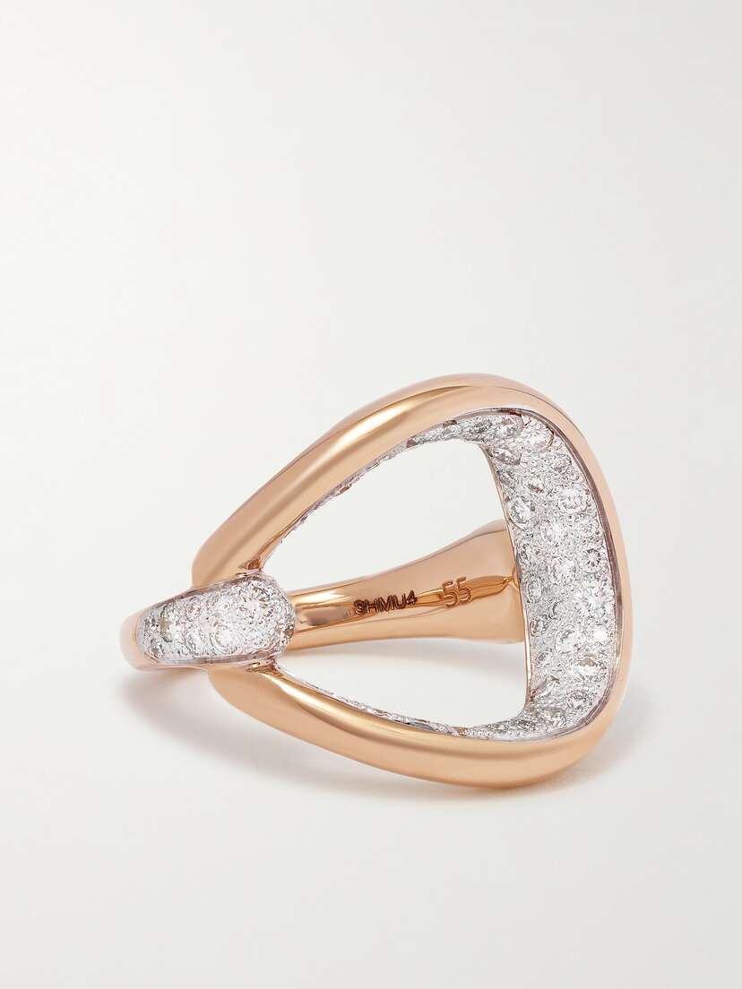 Pomellato Fantina 18-karat Rose Gold Diamond Ring