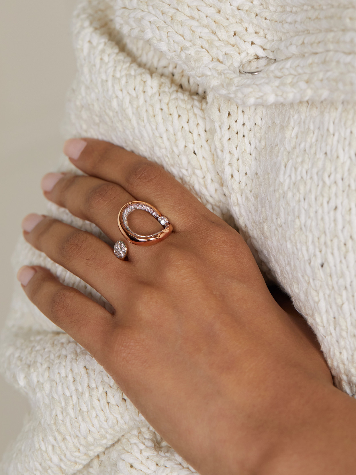 Pomellato Fantina 18-karat Rose Gold Diamond Ring In Rose Gold