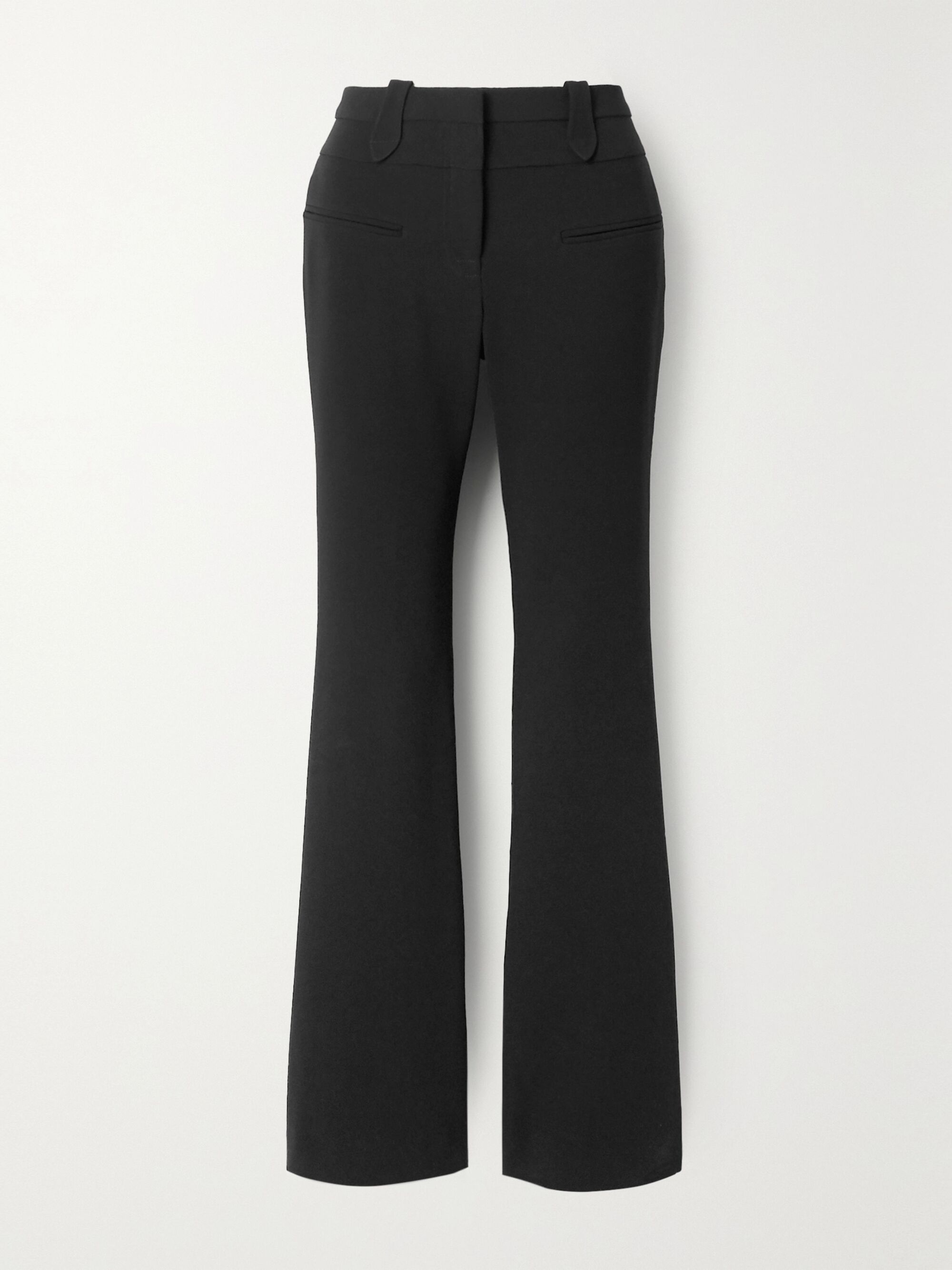 black bootcut pants