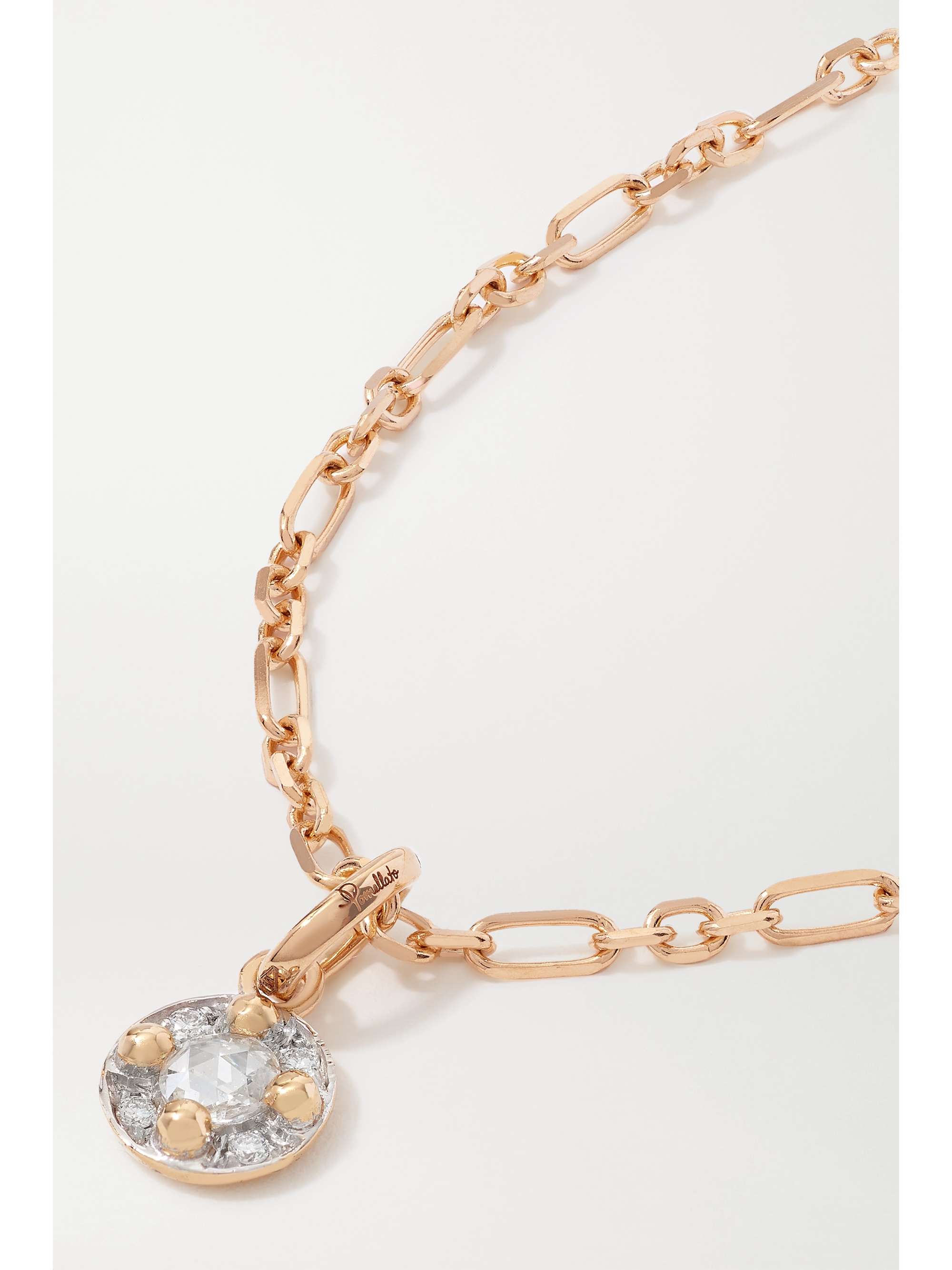 POMELLATO M'ama non M'ama 18-karat rose gold diamond necklace