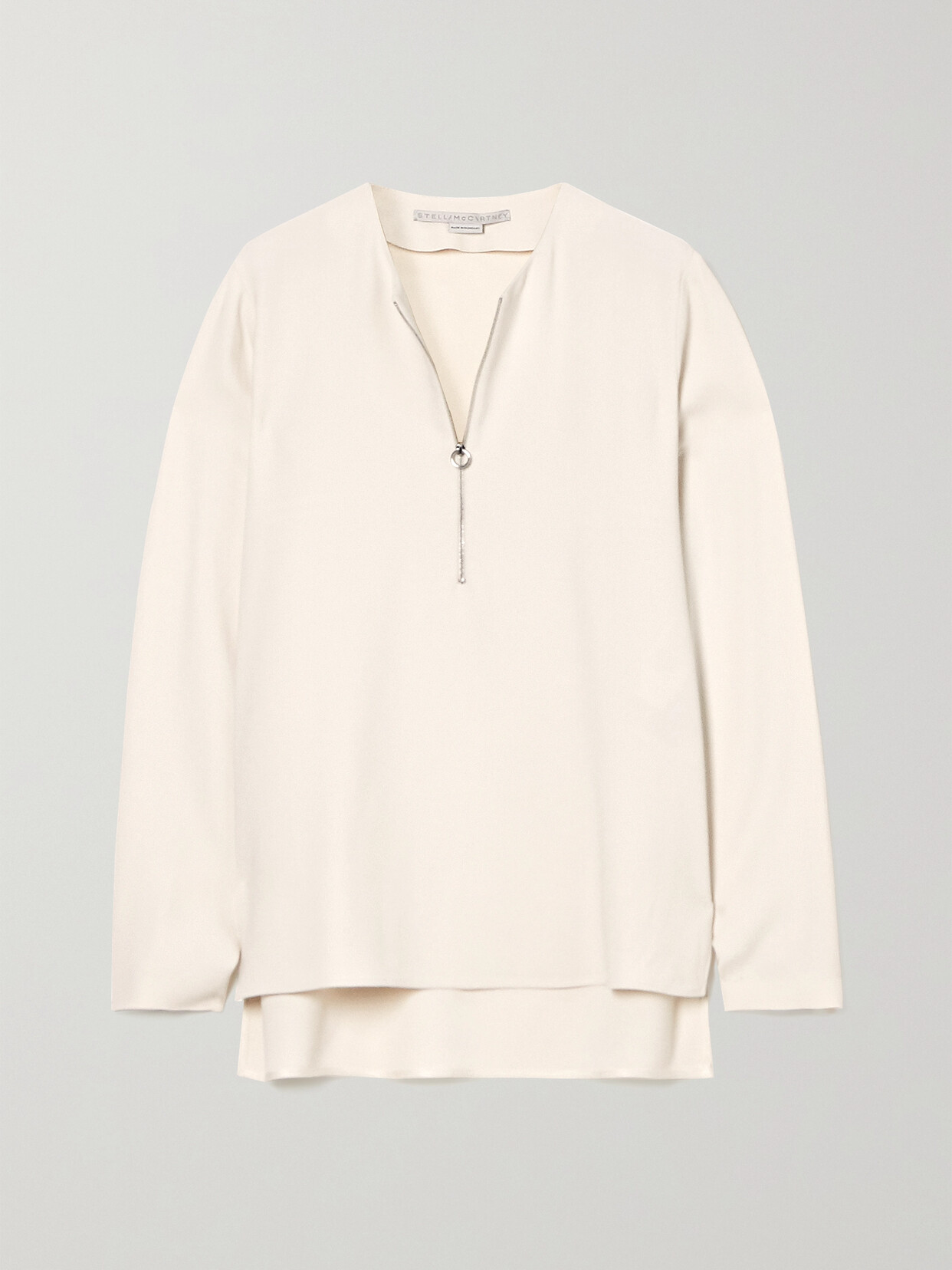 STELLA MCCARTNEY + NET SUSTAIN ARLESA CREPE TOP