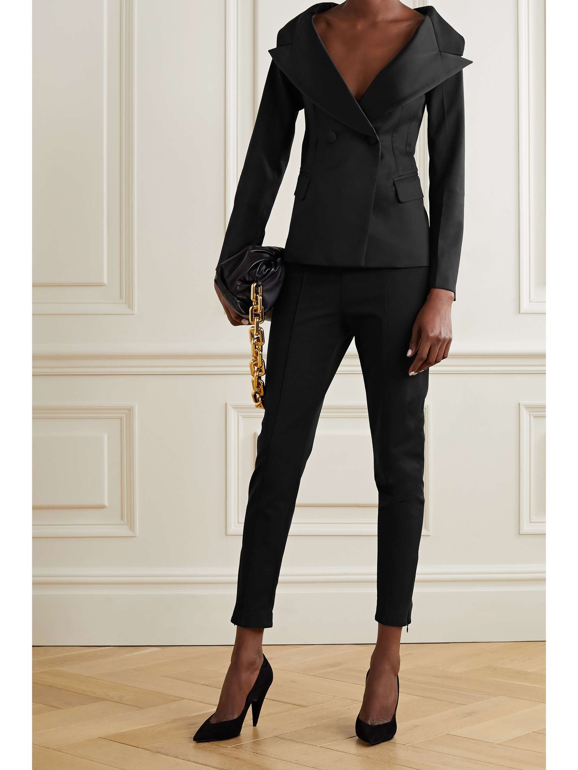ALTUZARRA Buddy eng geschnittene Hose aus Stretch-Cady