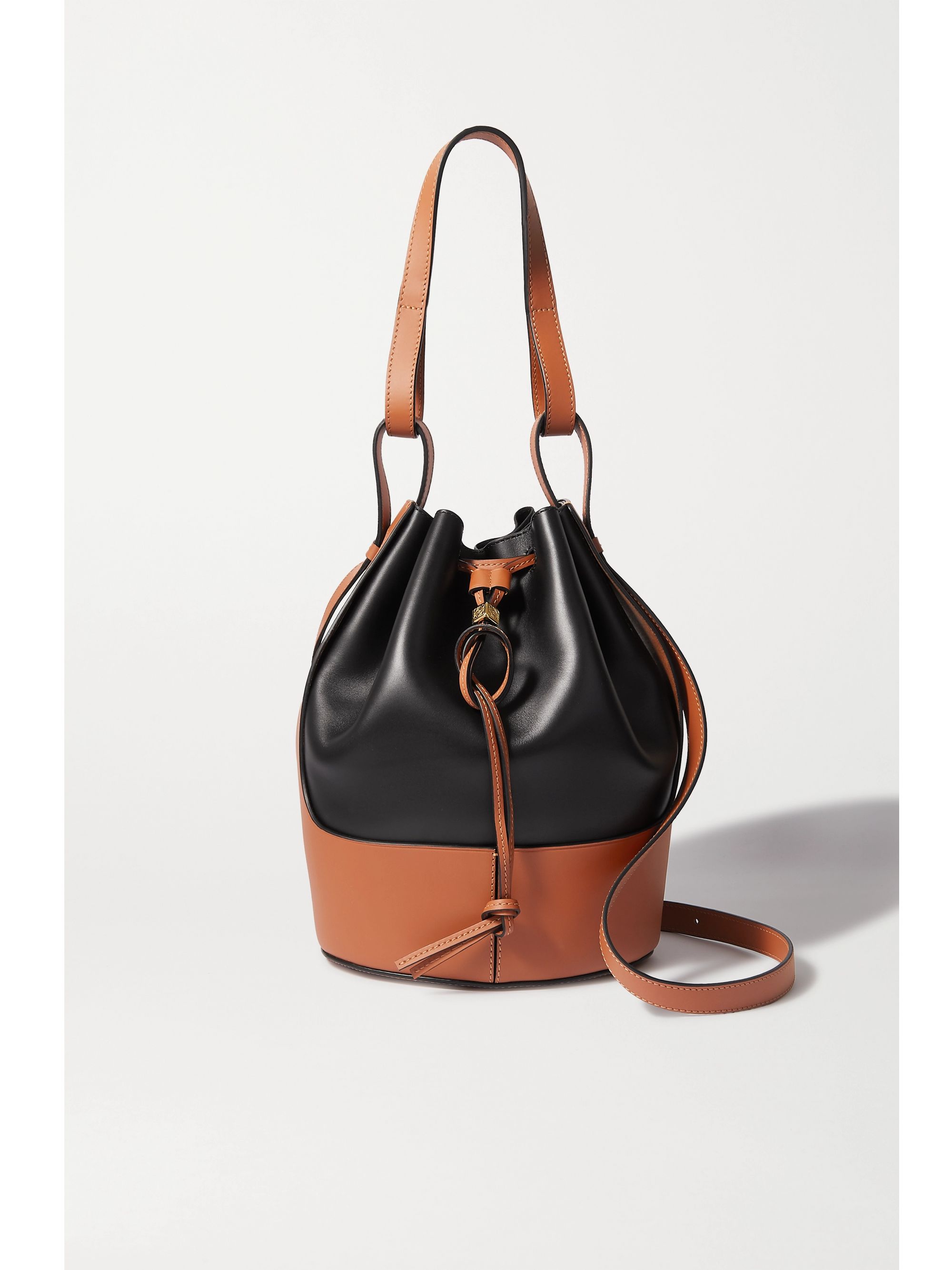 loewe balloon small leather bucket bag