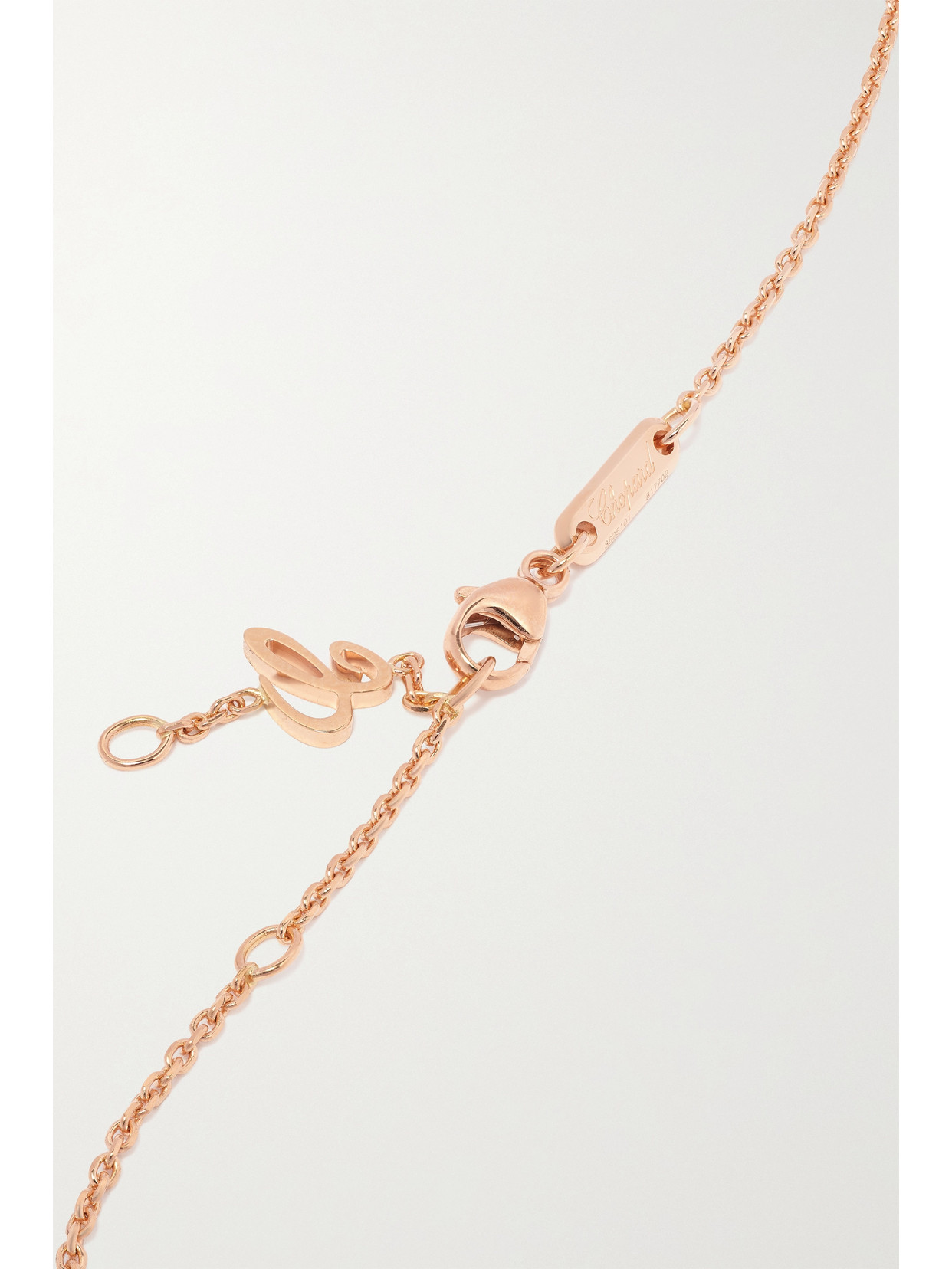 Chopard Ice Cube Pure 18-karat Rose Gold Diamond Necklace