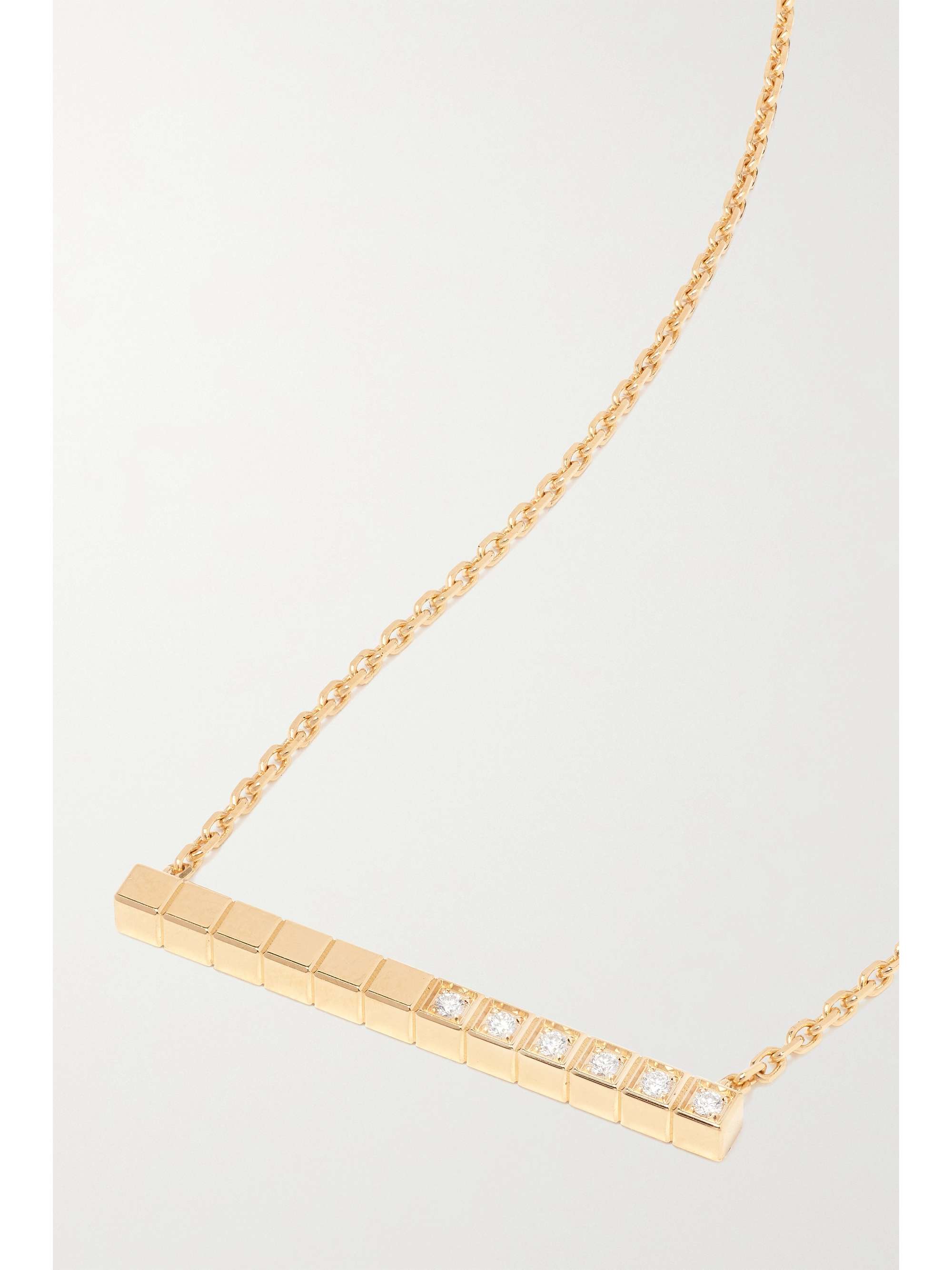 CHOPARD Collier en or 18 carats (750/1000) et diamants Ice Cube Pure