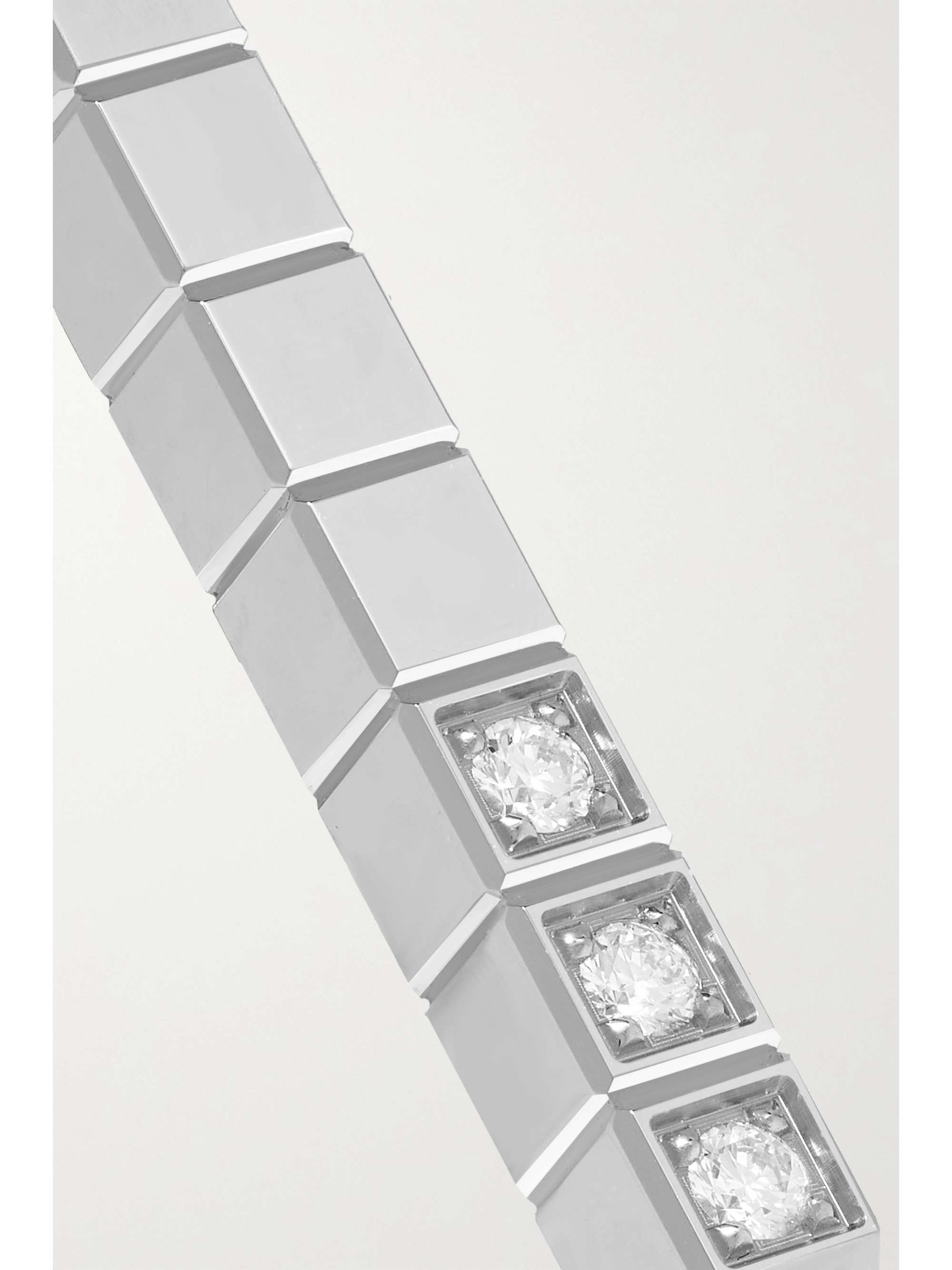 CHOPARD Ice Cube Pure 18-karat rose gold diamond earrings