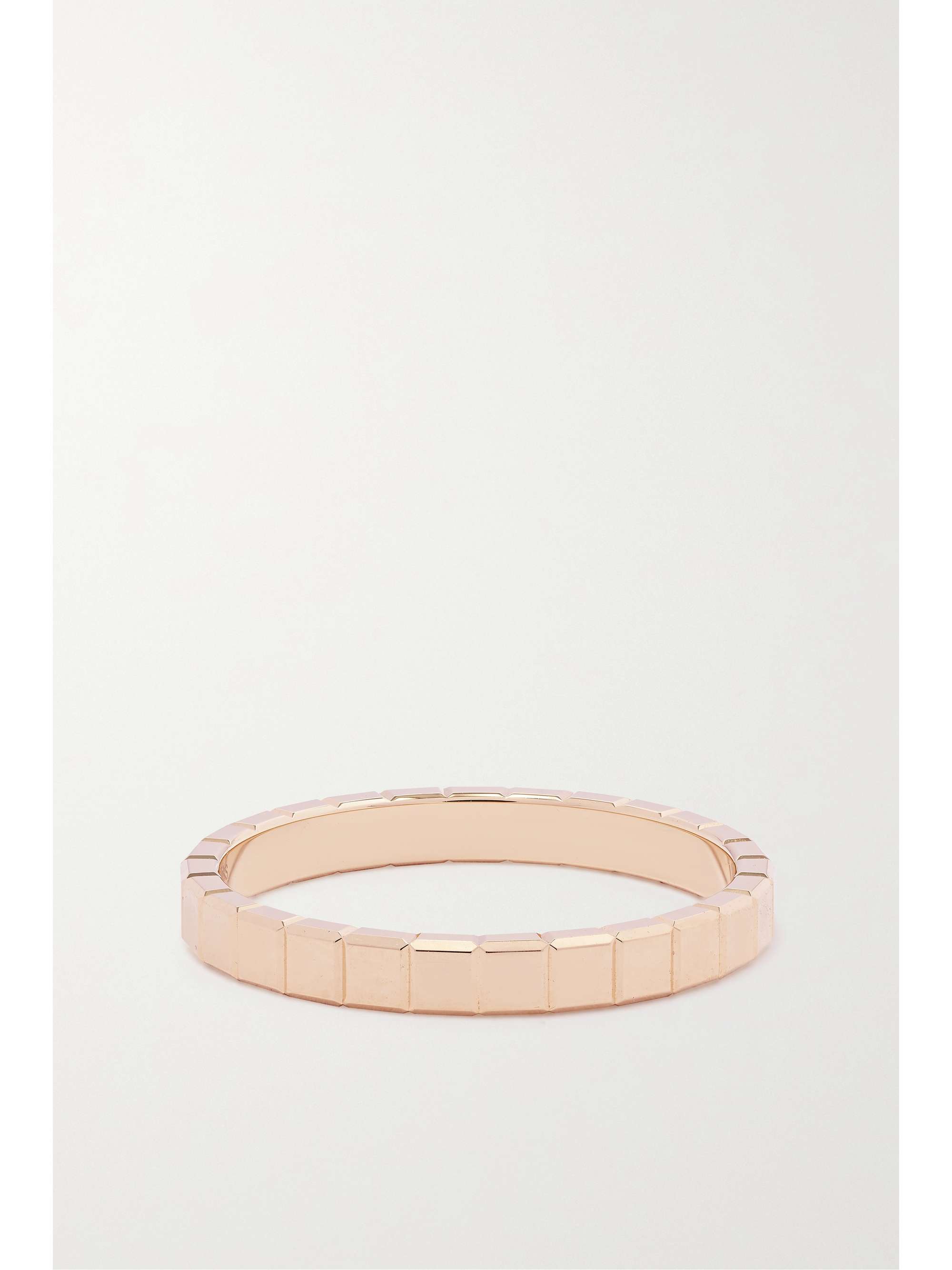 CHOPARD Ice Cube Pure 18-karat rose gold ring | NET-A-PORTER