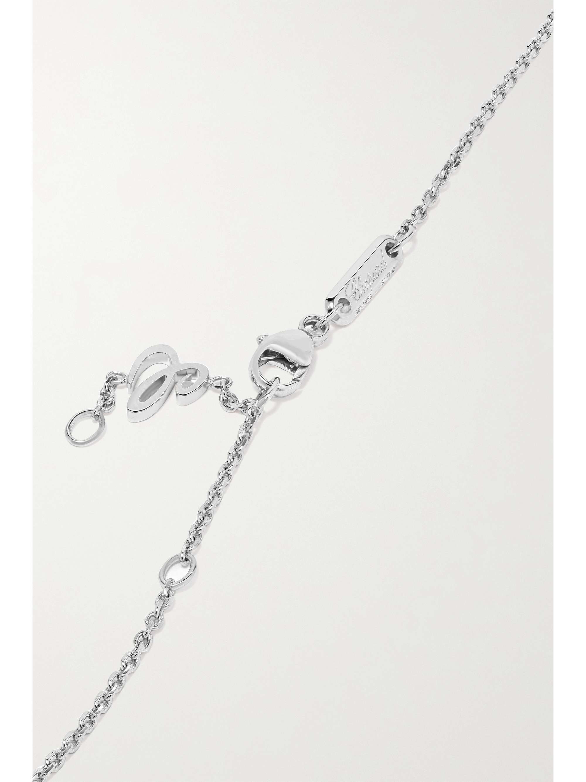 CHOPARD Ice Cube Pure 18-karat gold diamond necklace
