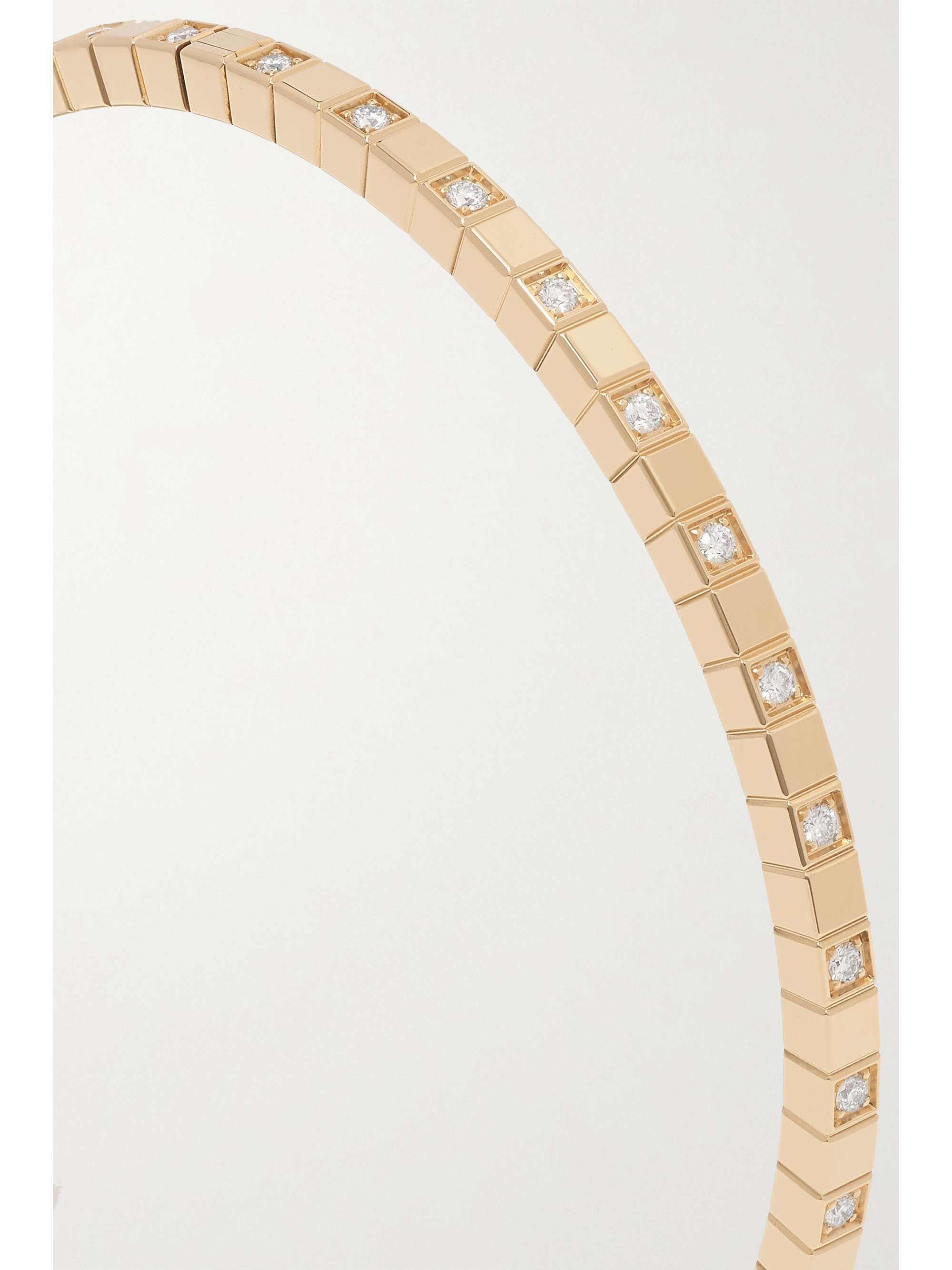 CHOPARD Ice Cube 18-karat gold diamond bangle