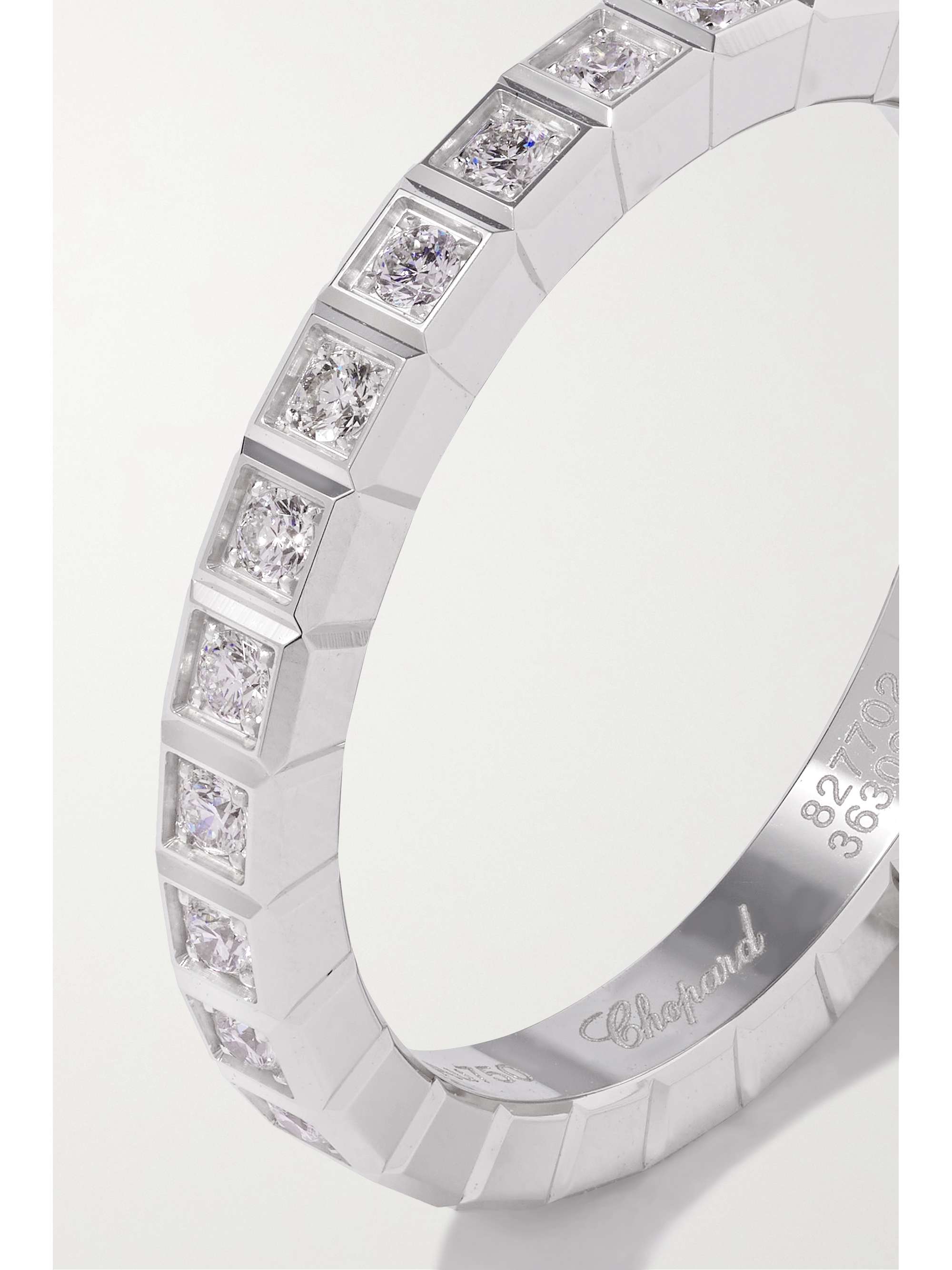 CHOPARD Ice Cube 18-karat white gold diamond ring