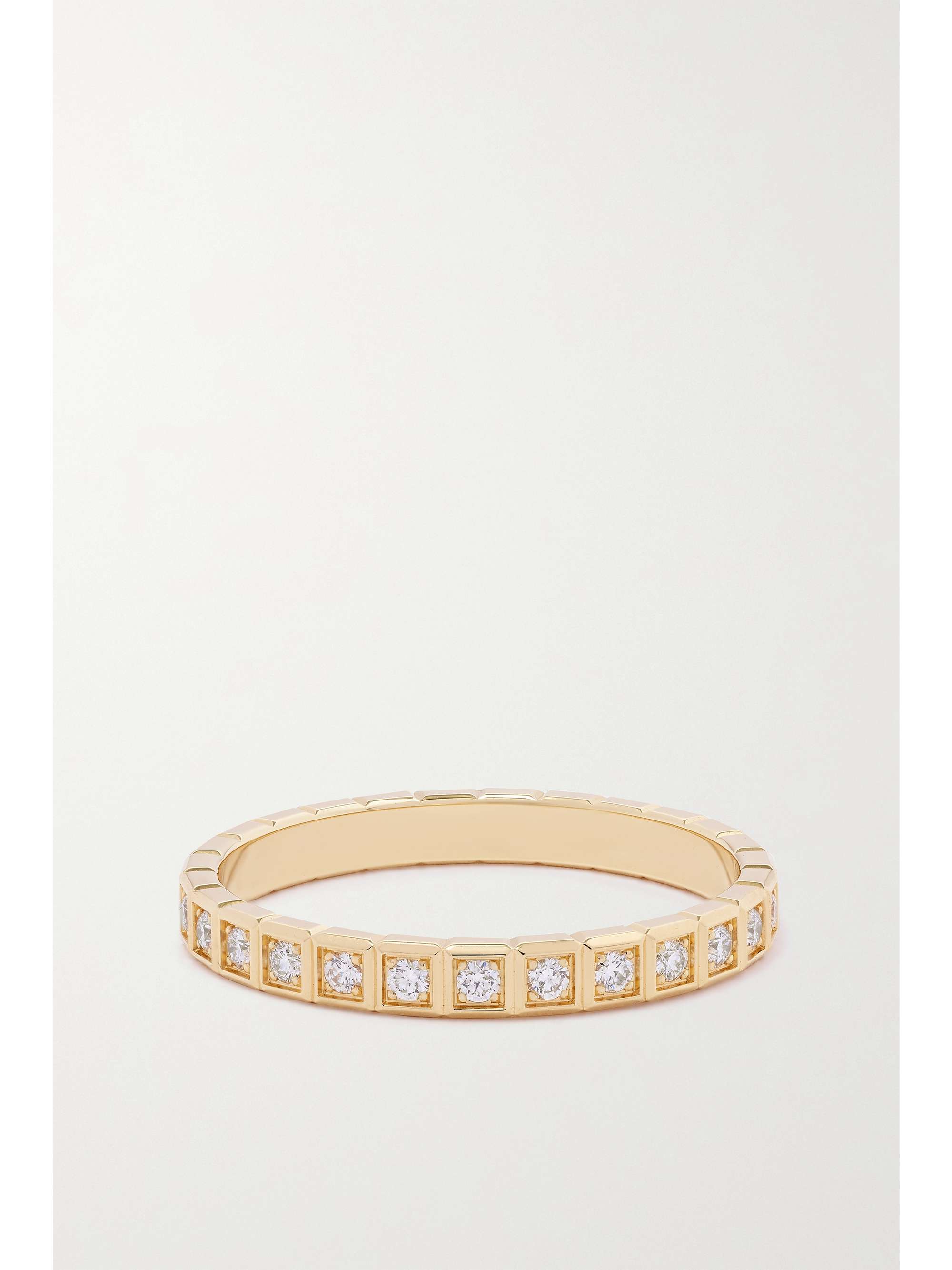 CHOPARD Ice Cube 18-karat rose gold diamond ring
