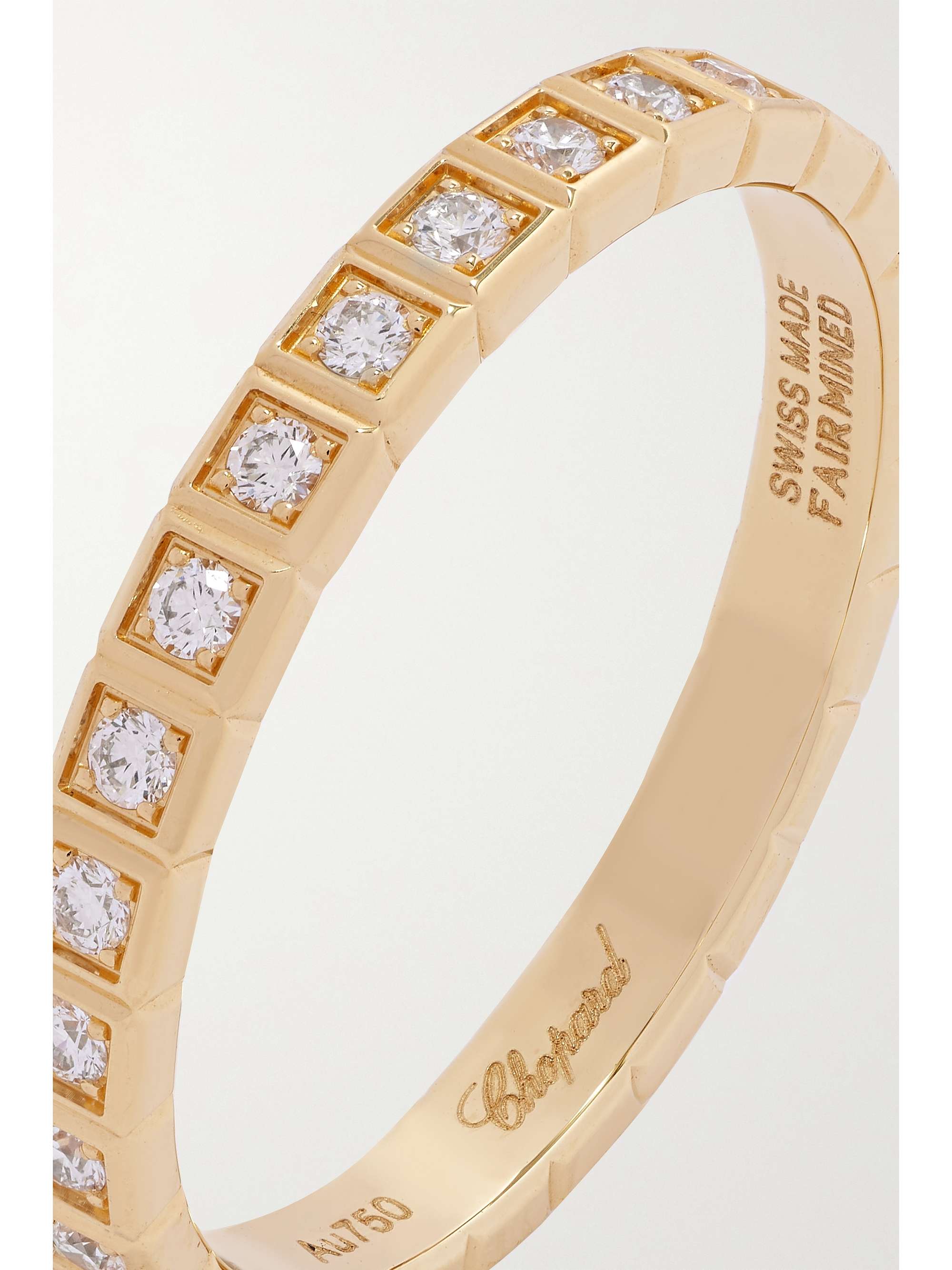 CHOPARD Ice Cube 18-karat rose gold diamond ring