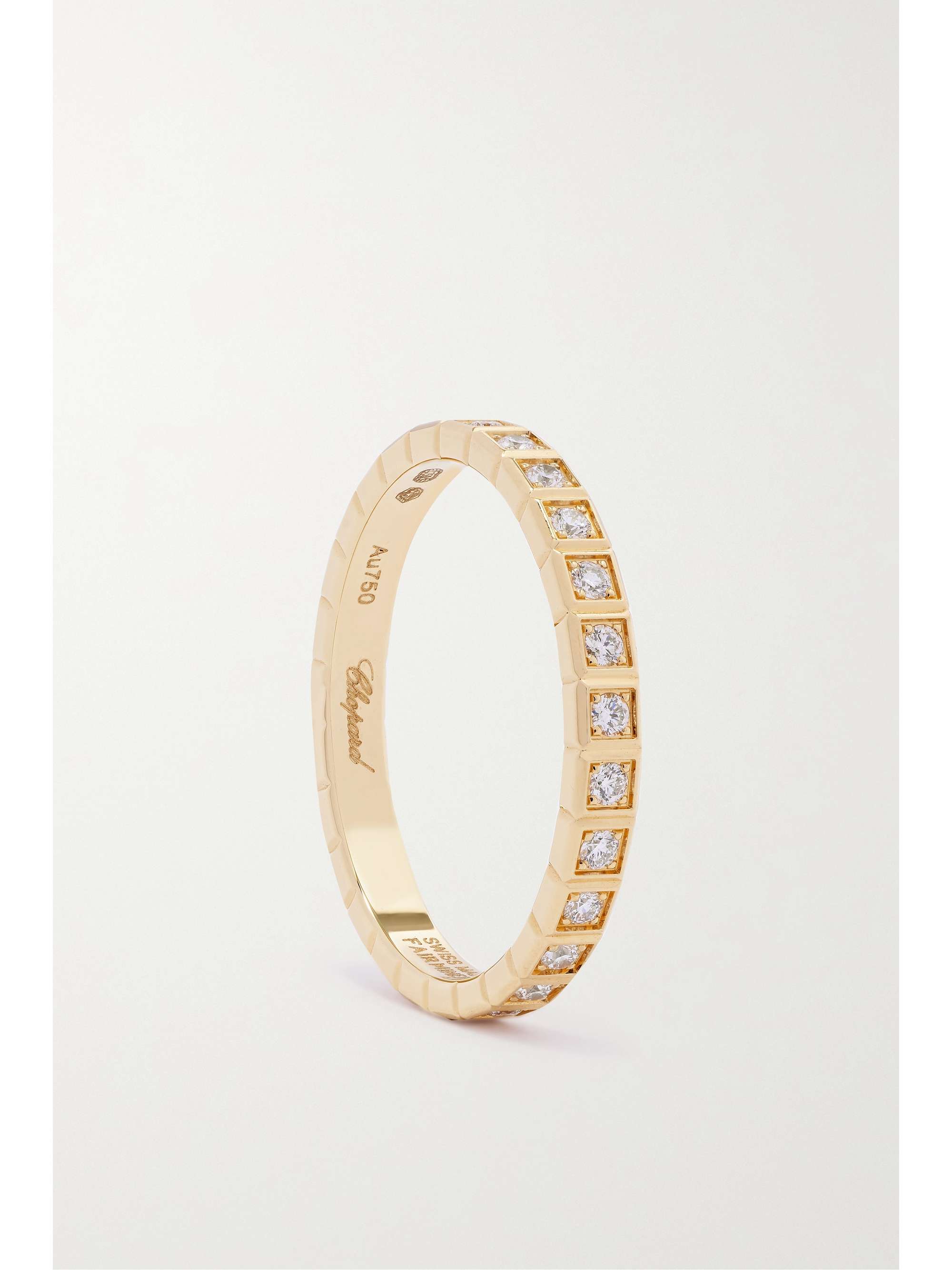 CHOPARD Ice Cube 18-karat rose gold diamond ring