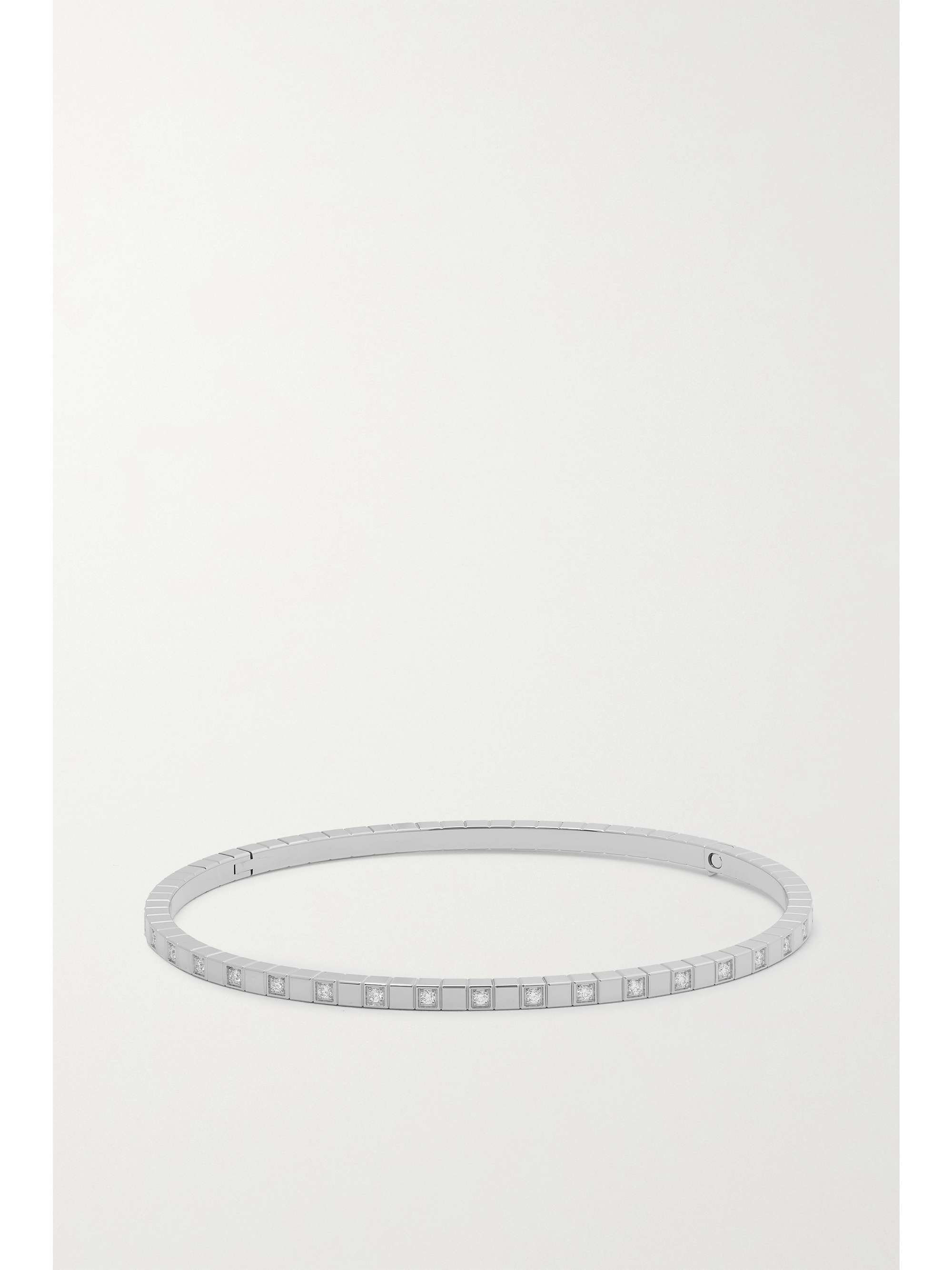 CHOPARD Ice Cube 18-karat rose gold diamond bangle